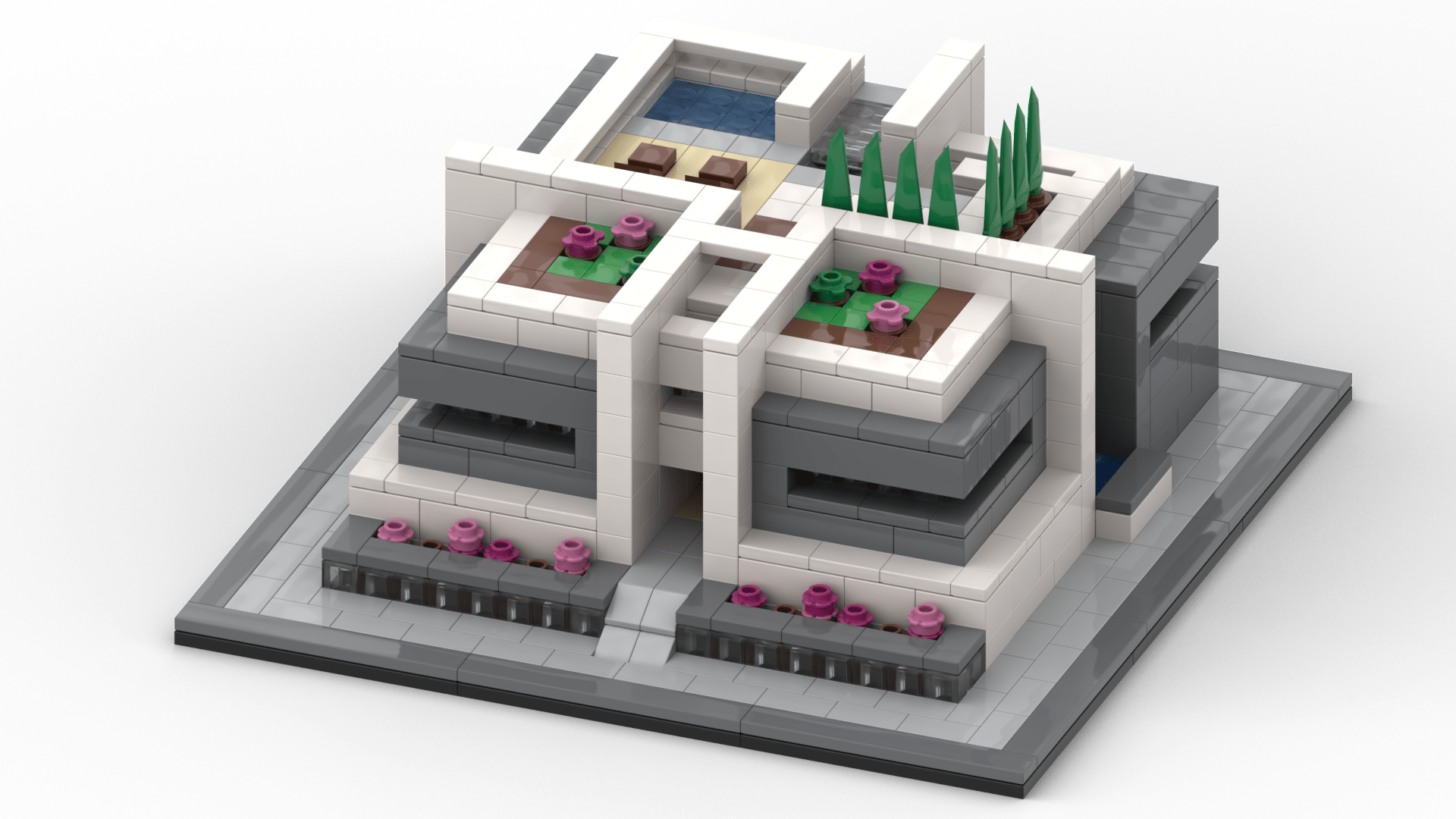 Lego Modern House Tutorial / Lego modern house tutorial (part 1