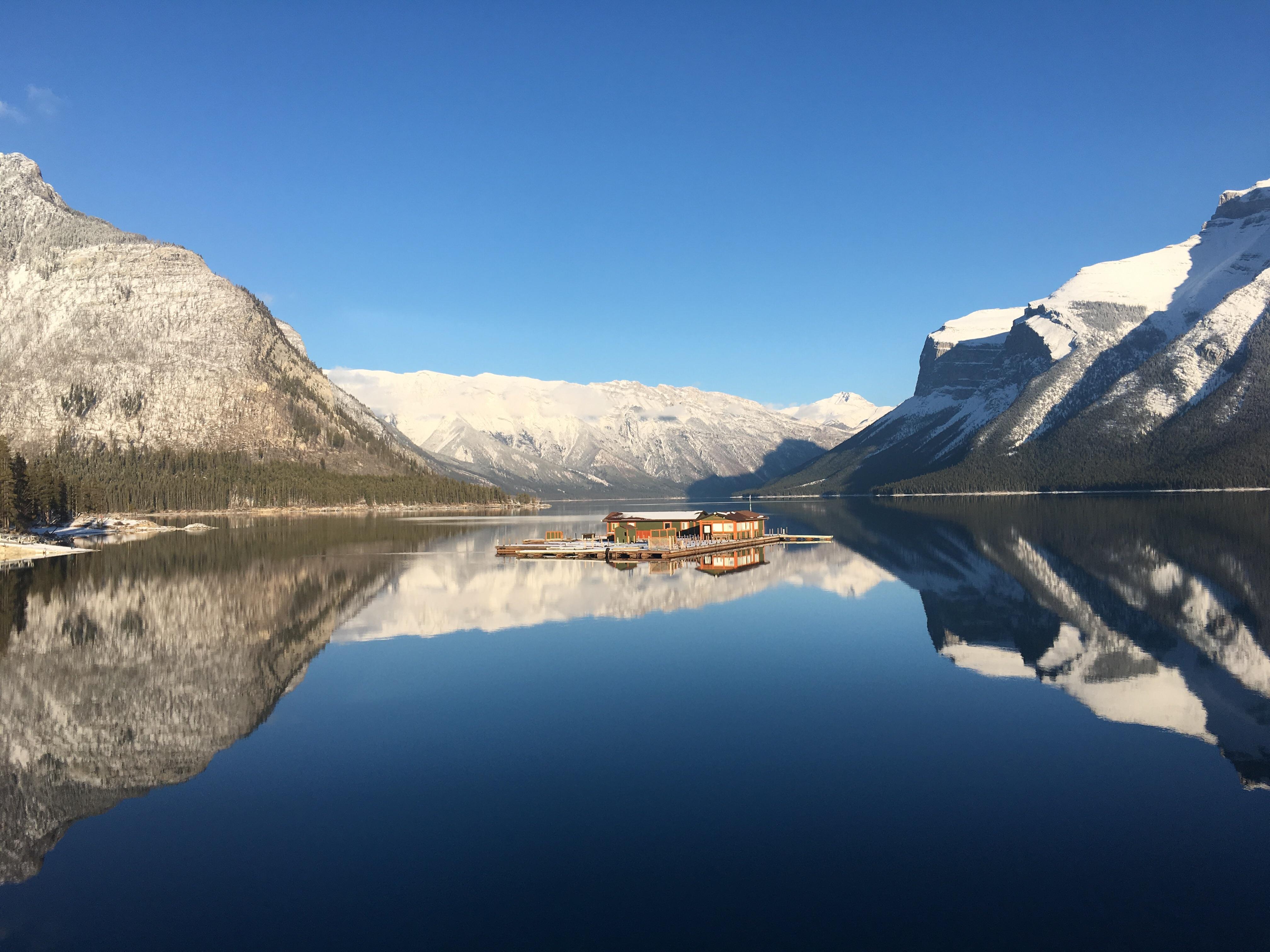 Lake MinnewankaBanff National Park1080X1350[OC]. Not Reddit Lake but