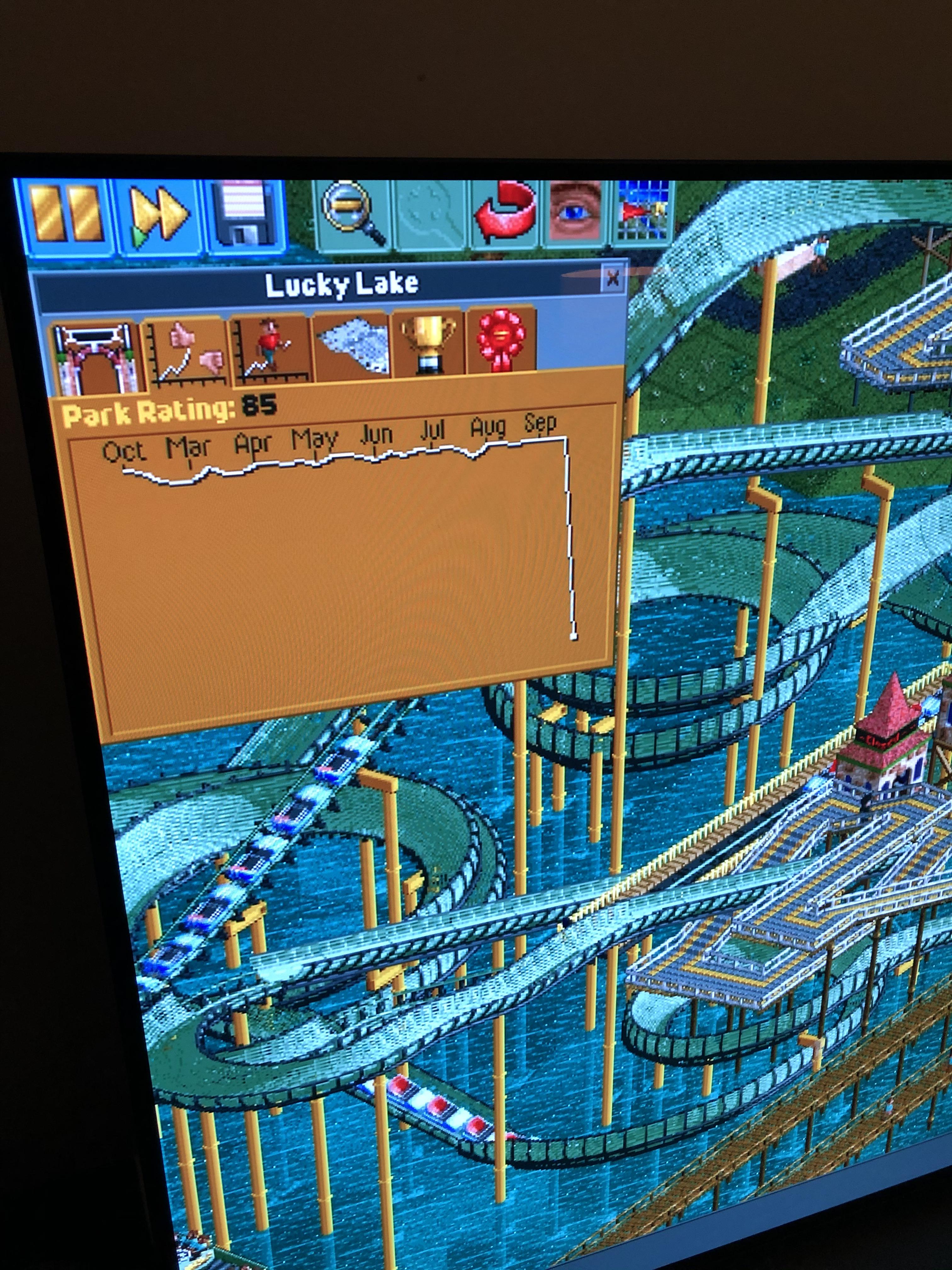 When you're building on Lucky lake and to make an exit path