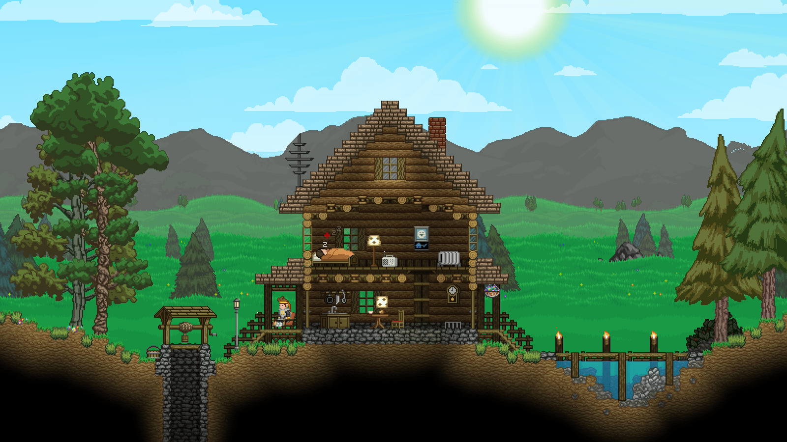 Cabin in the woods r/starbound