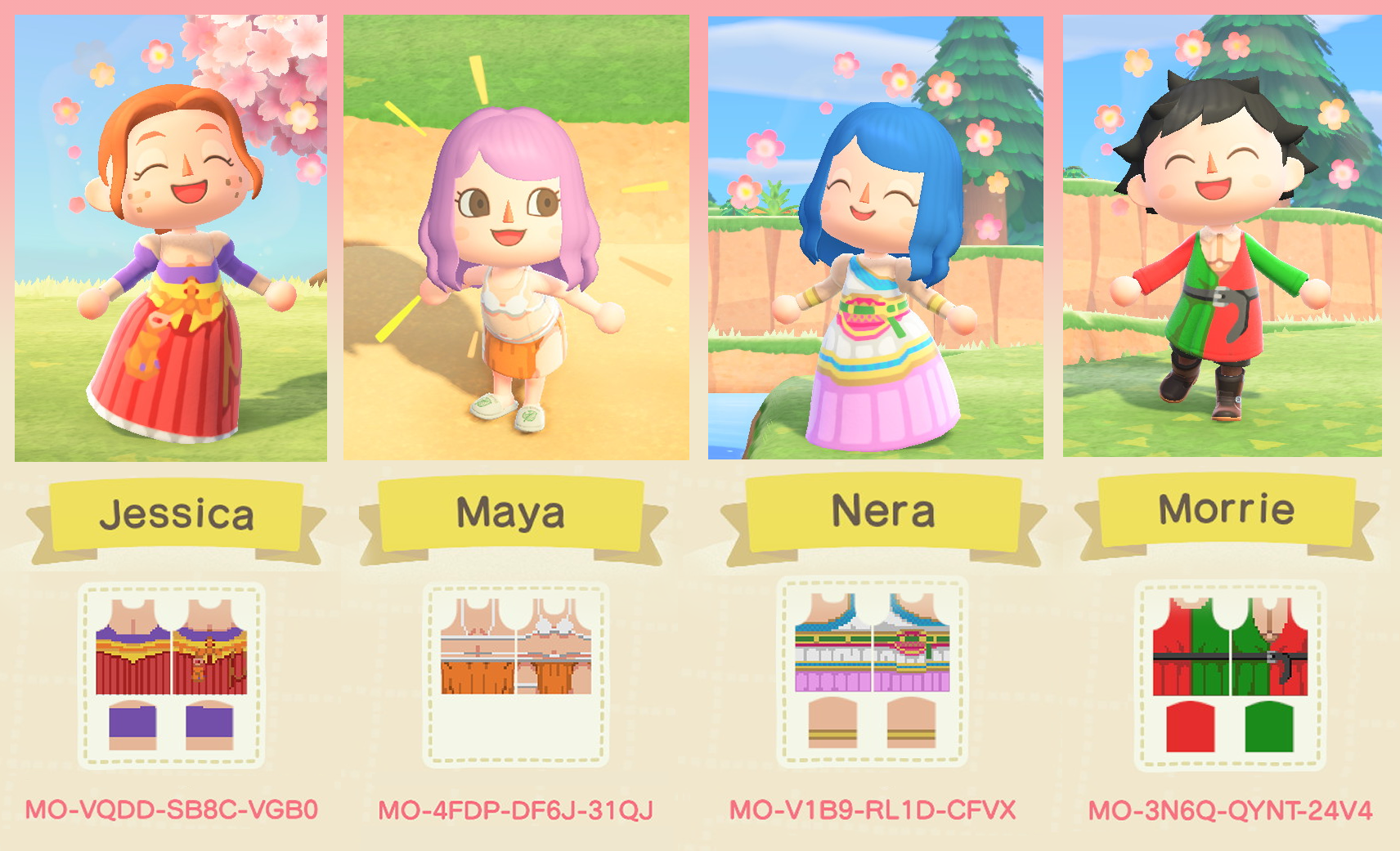 For any Animal Crossing players on here, I made a couple of Dragon Quest outfits! Creator ID MA