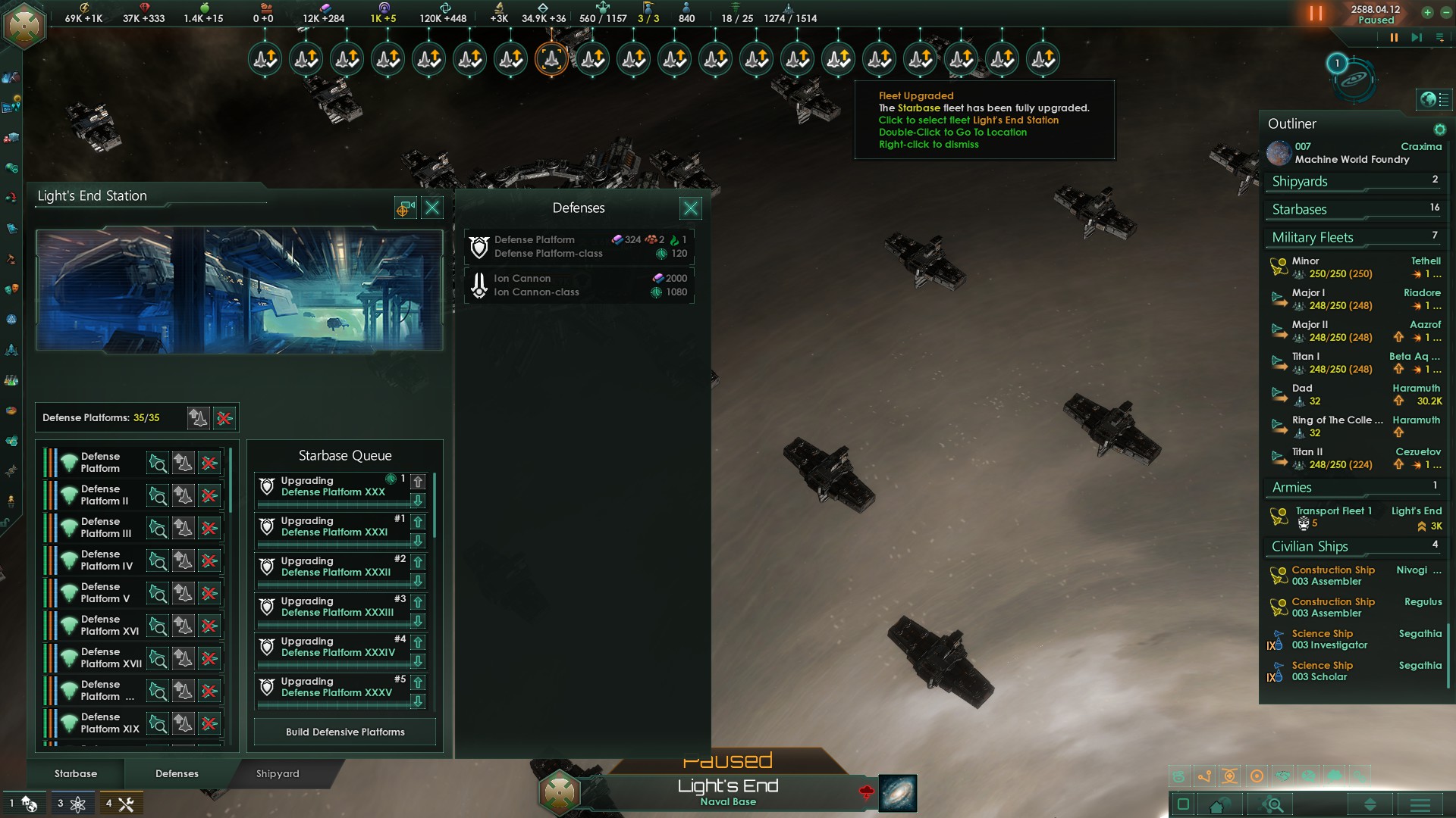 Stellaris defense platform