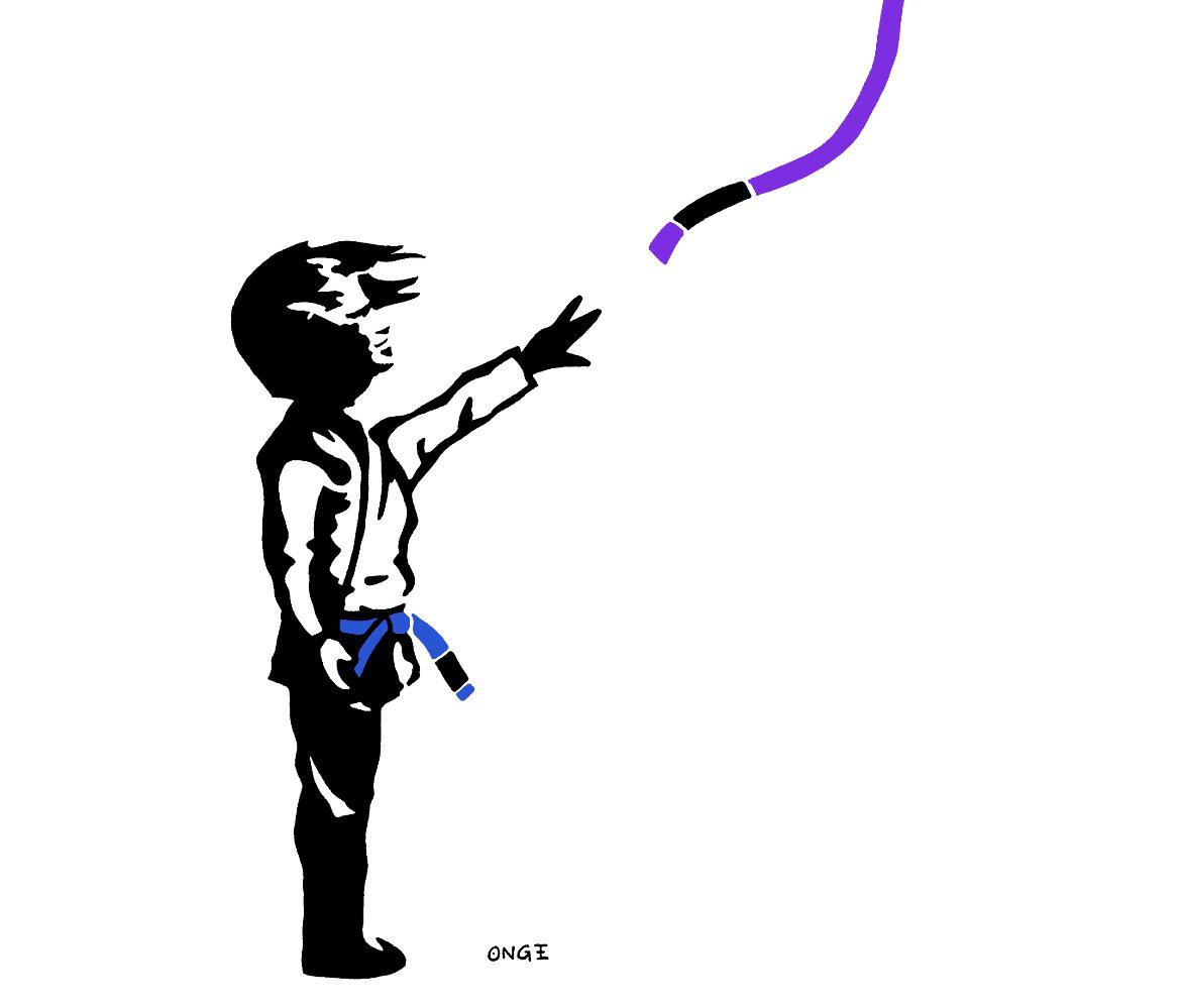 Ongy84 on Instagram has all his BJJ drawings on rashguards now! r/bjj