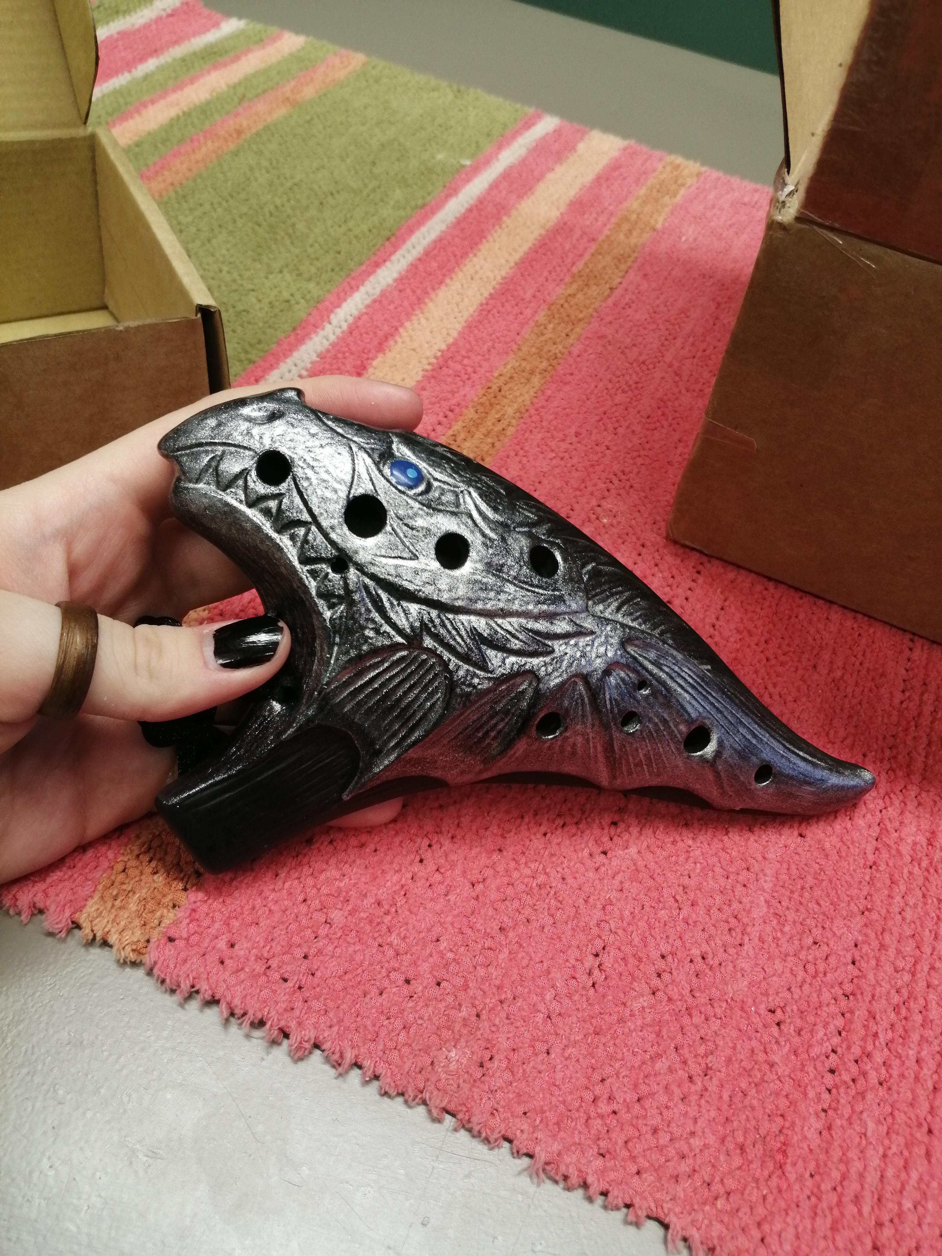 I got my first ever STL ocarina and I am loving it 😁😁 r/Ocarina