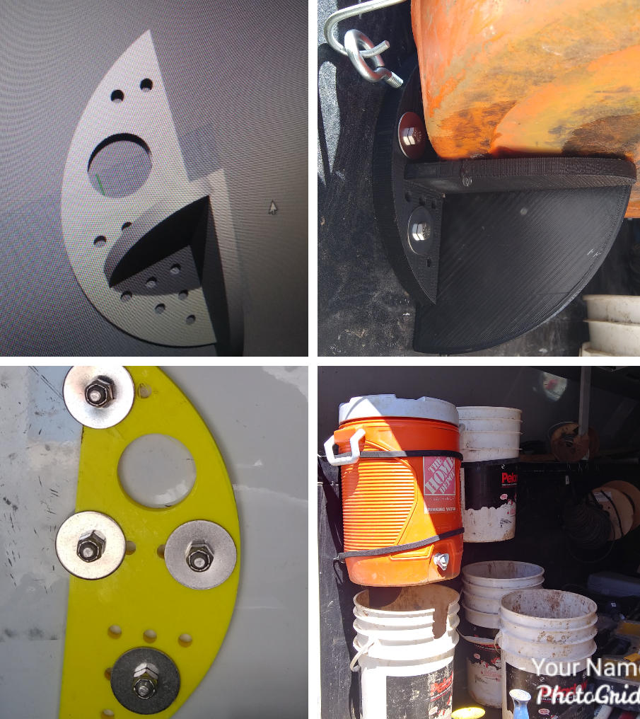 I mounted my water cooler. : r/functionalprint