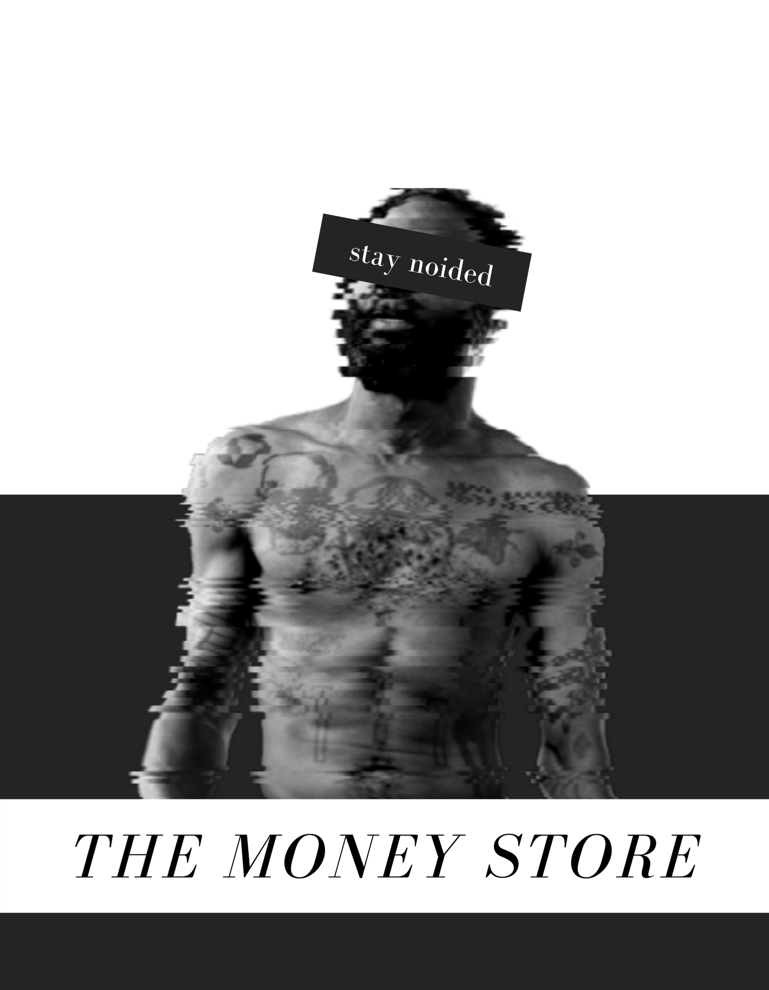 Made a poster/phone wallpaper based off The Money Store r/deathgrips