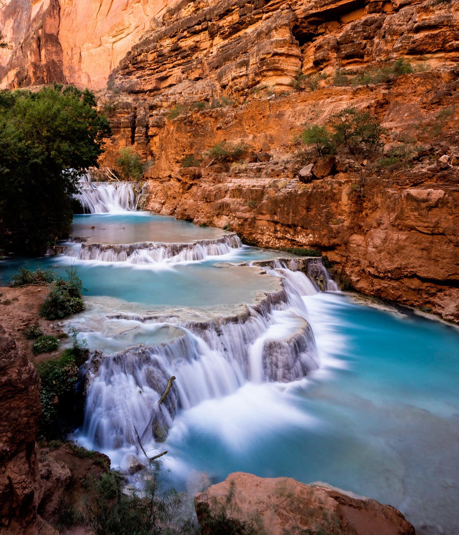The multi tiered Beaver Falls, Arizona [OC][1508 x 1707] r/EarthPorn