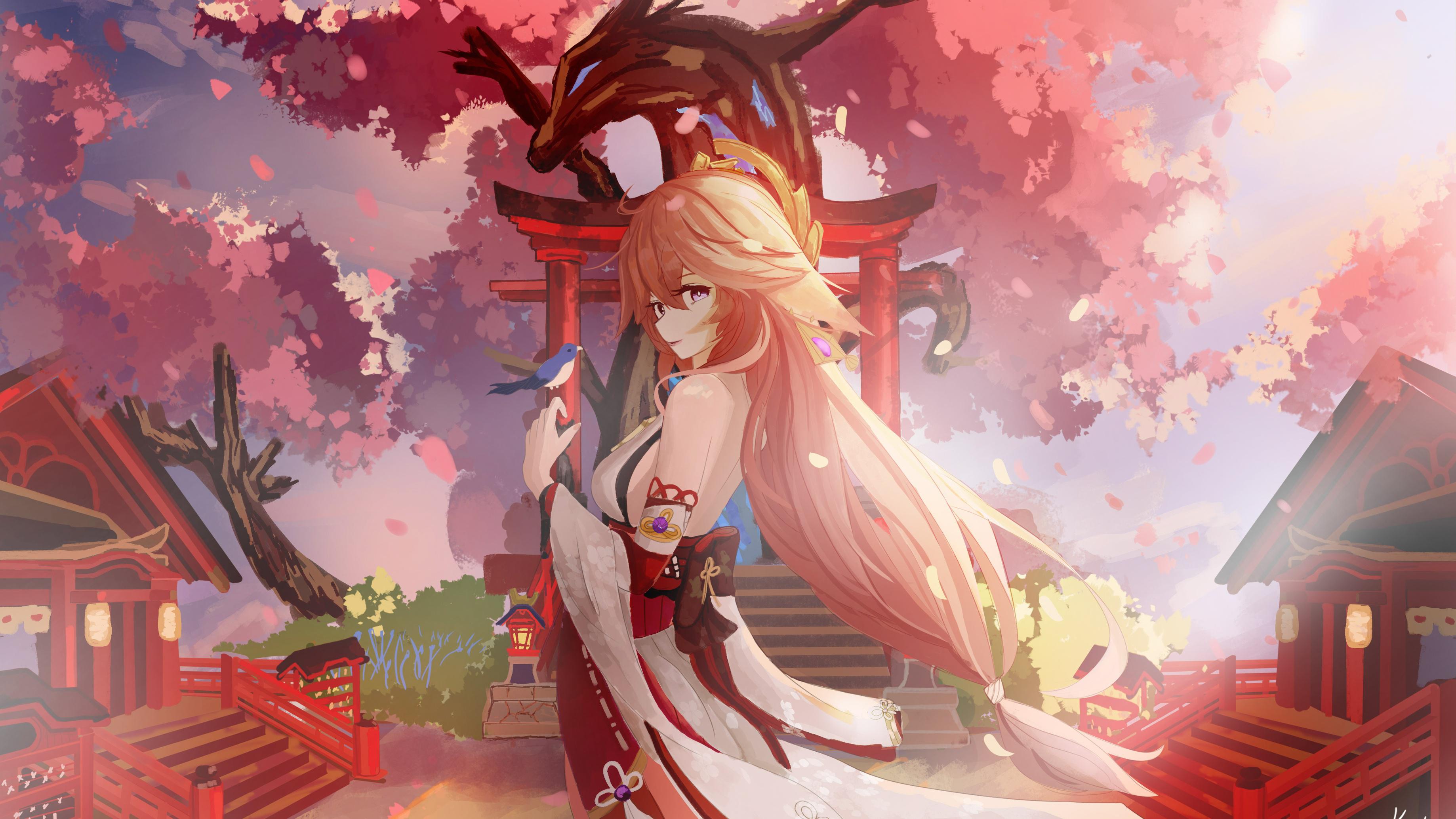 Yae Miko [Genshin Impact] (3676×2068) r/Animewallpaper