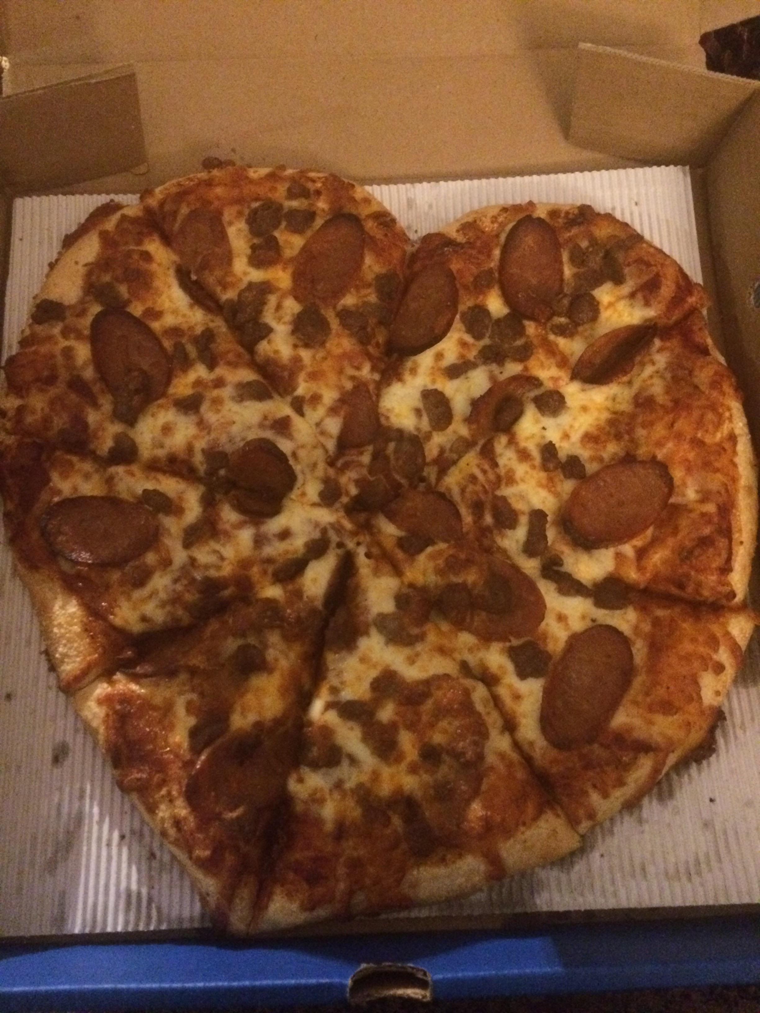 Meat lovers pizza Punny