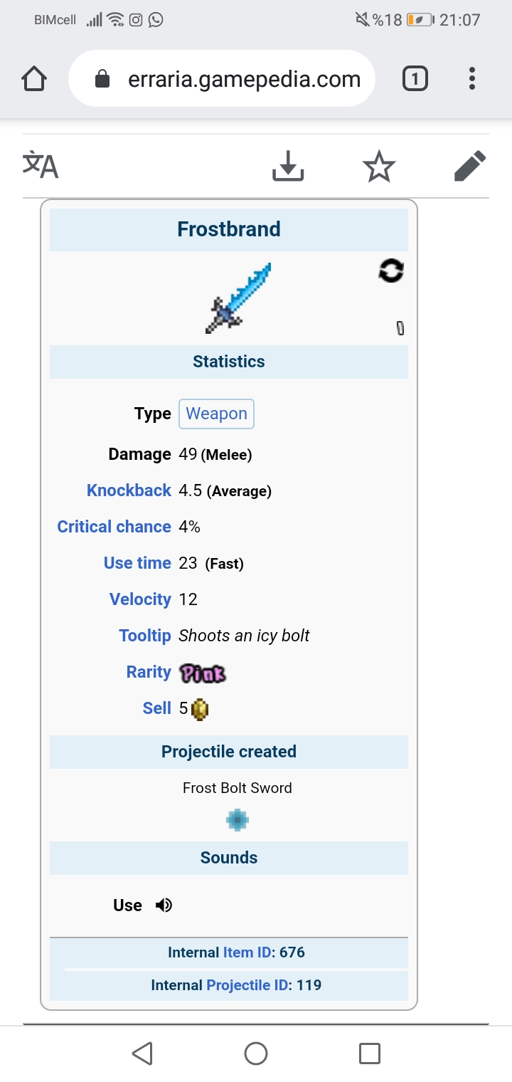 Wiki says "which can be considered a direct upgrade to Ice Blade" how