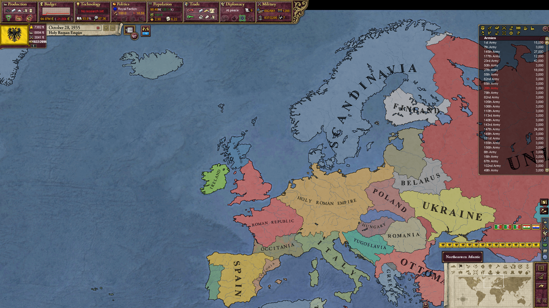 The Unholiest of Holy Roman Empires r/victoria2