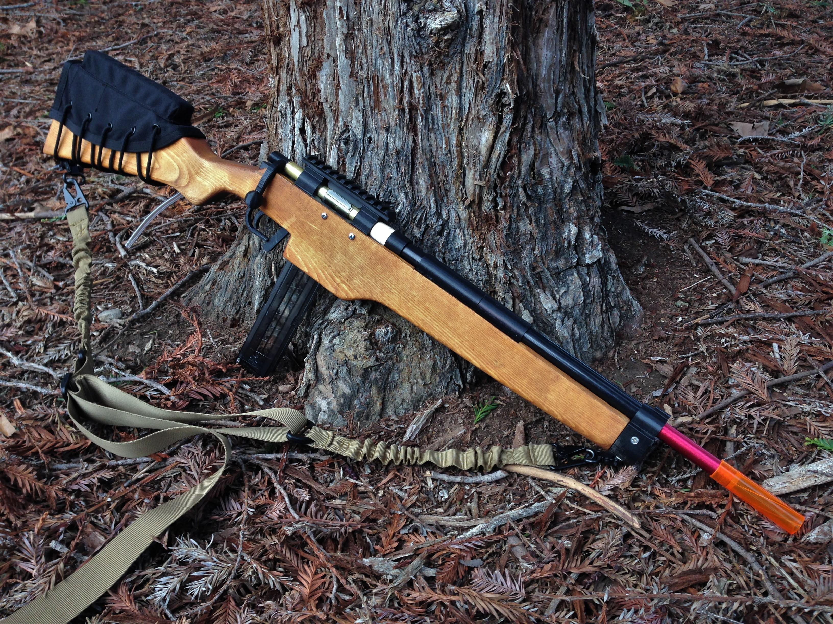 Introducing "Pioneer" A fully homemade, boltaction HPA blaster r/Nerf