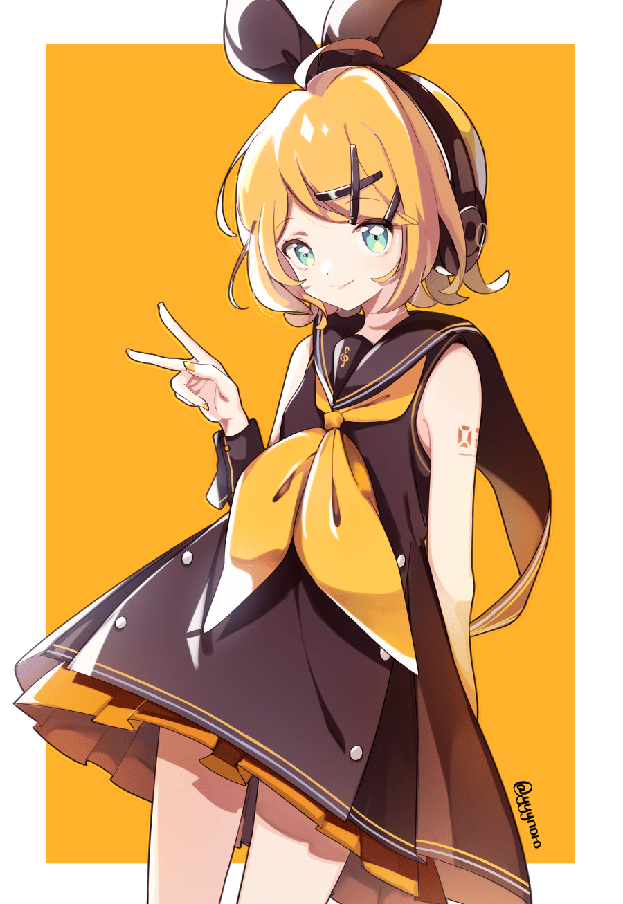 Rin in Black Vocaloid