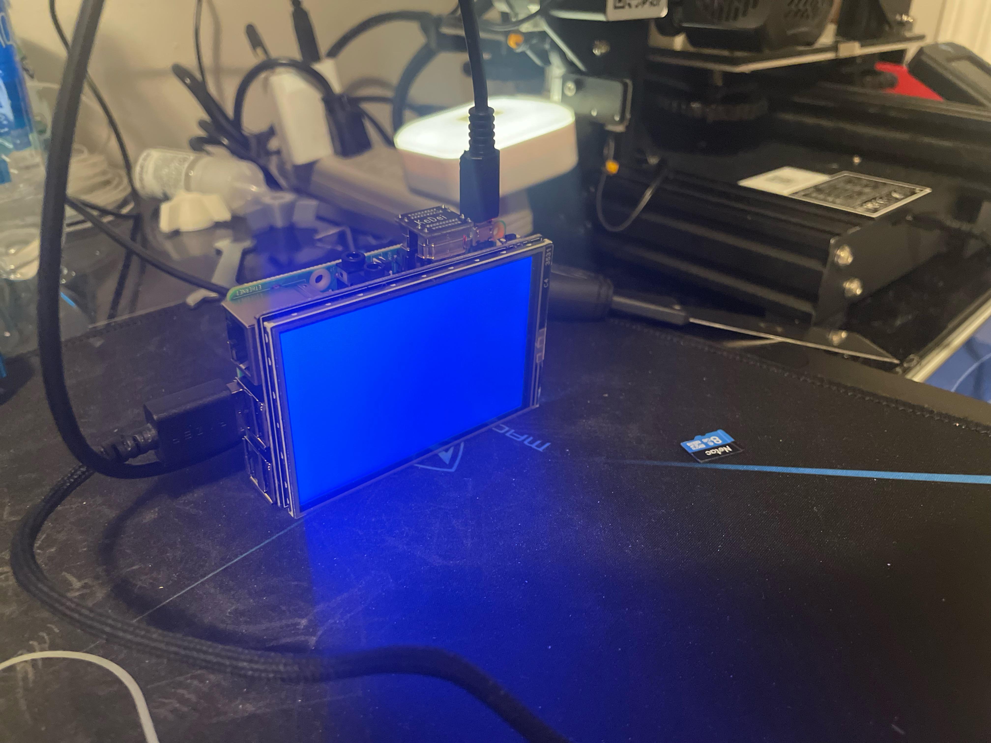 Klipper screen stays blue after showing the console r/klippers