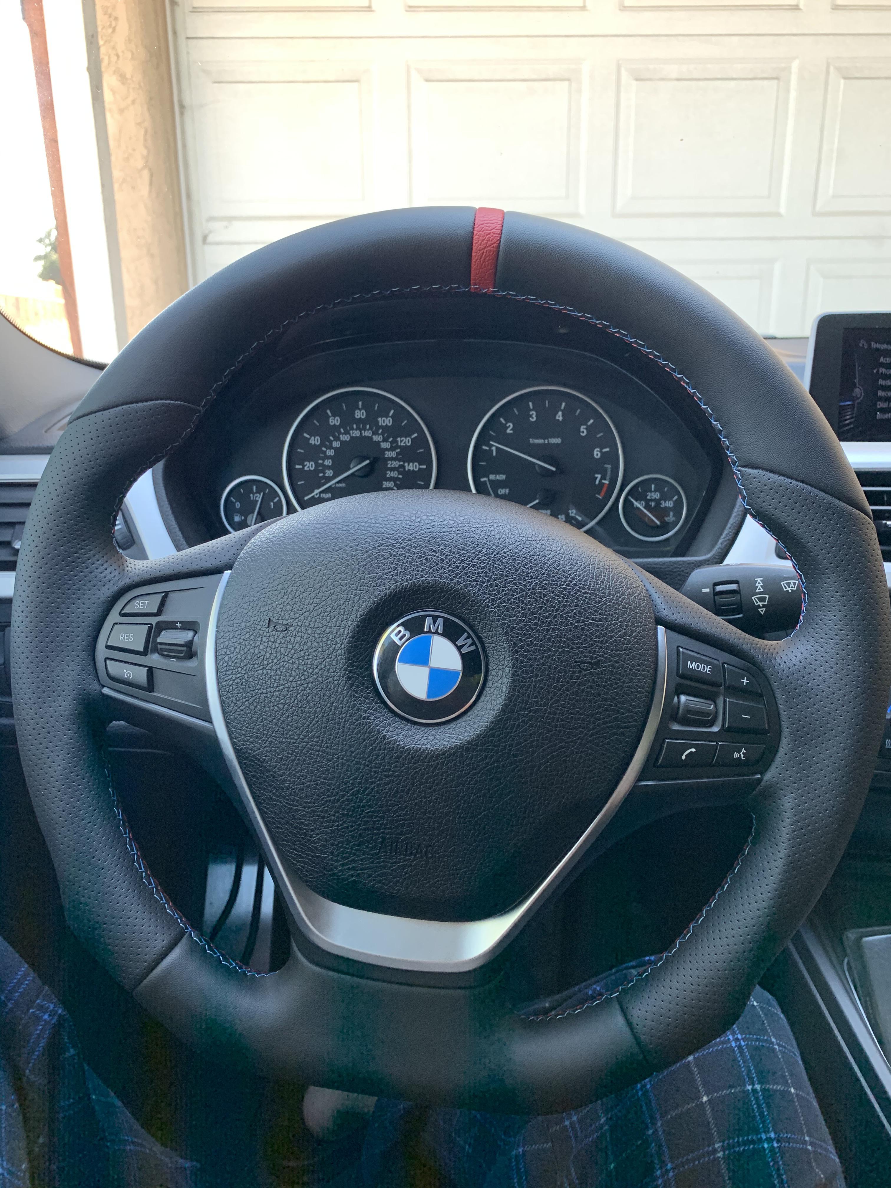 Just put in a new upgraded base steering wheel from eBay! r/F30