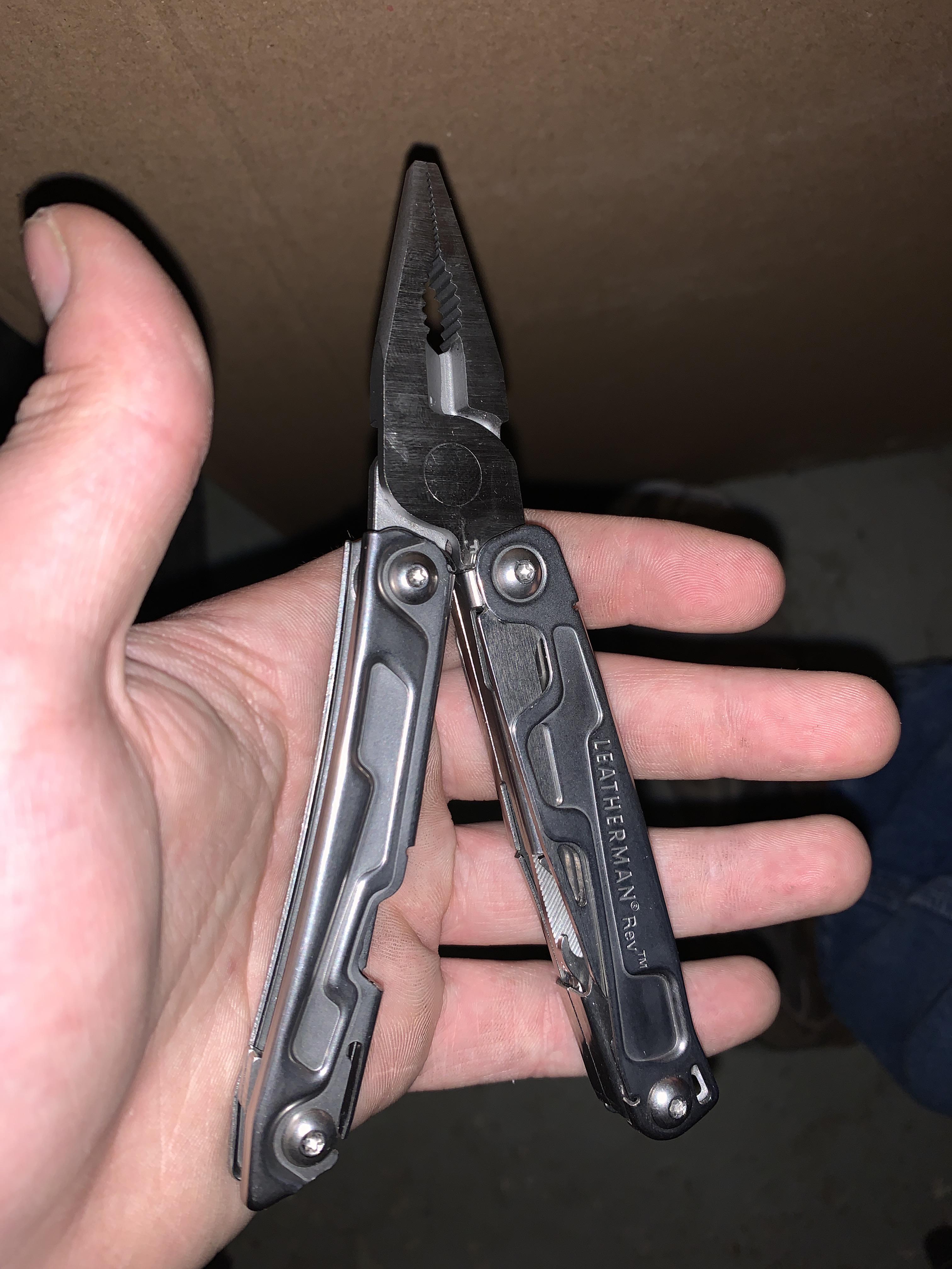 Partner at work got me my first leatherman today, good way to start a