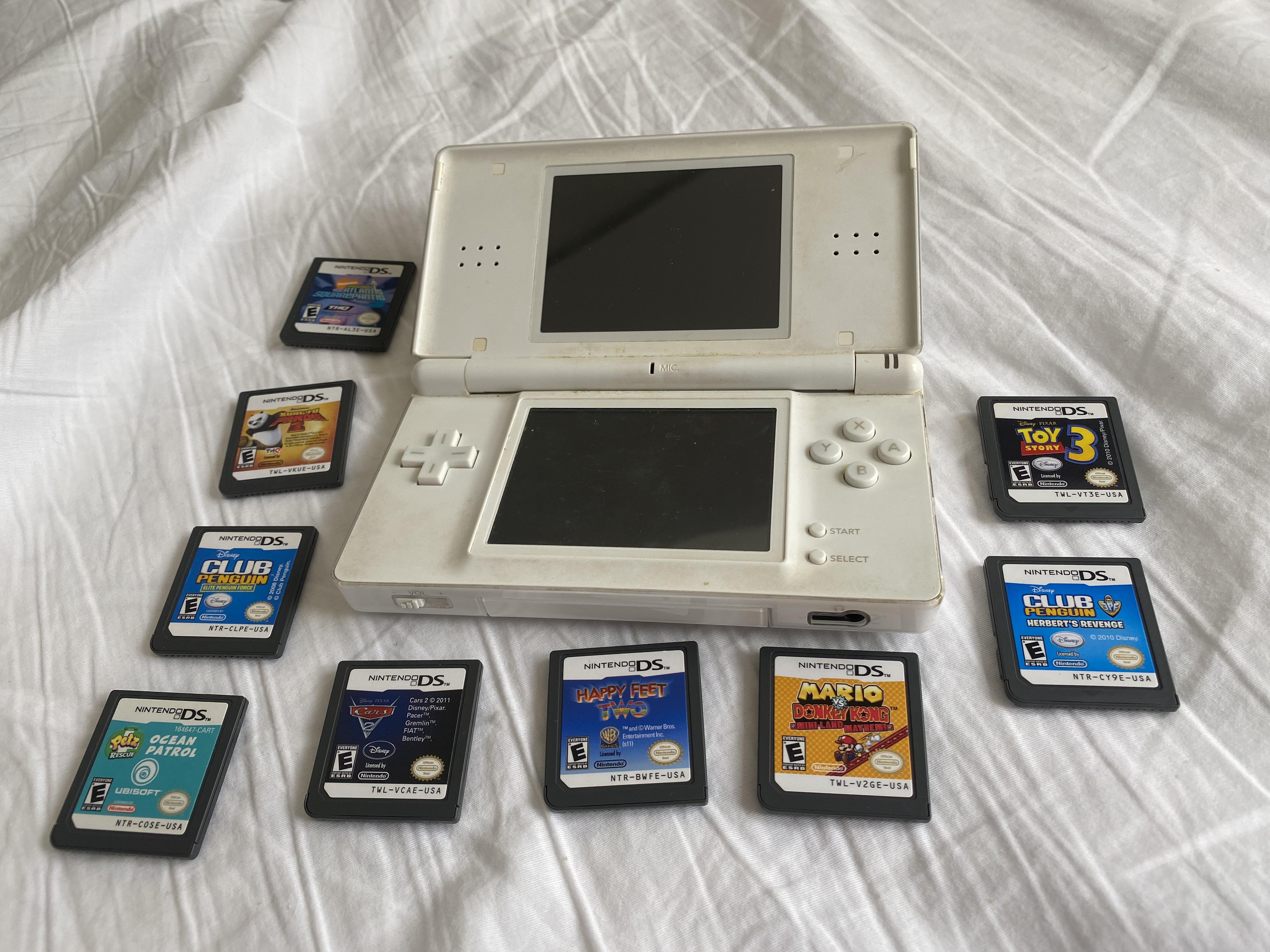 Found my old nintendo ds, amazingly the battery is still half full, but