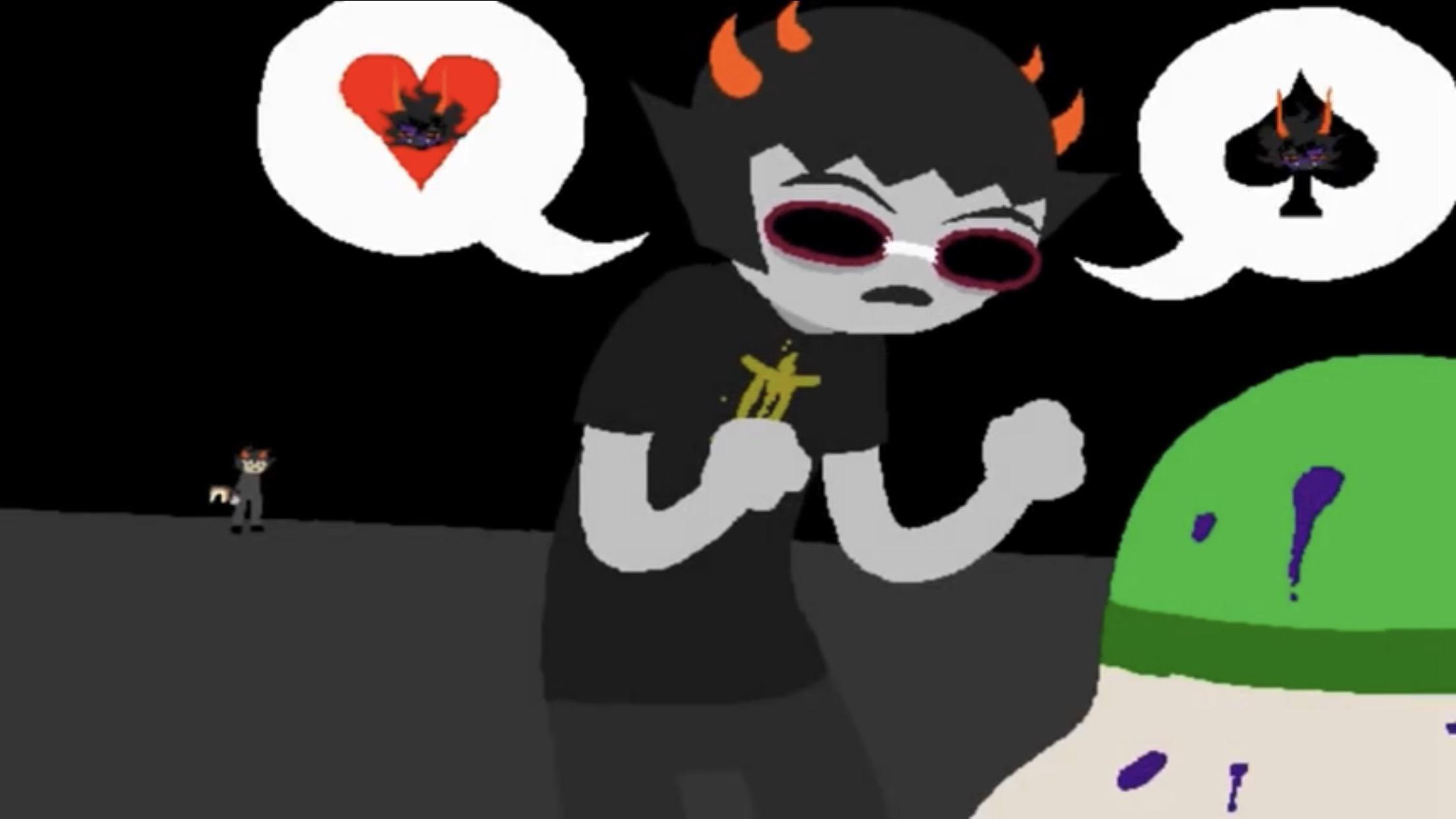 When did Sollux develop flushed feelings for Gamzee? r/homestuck