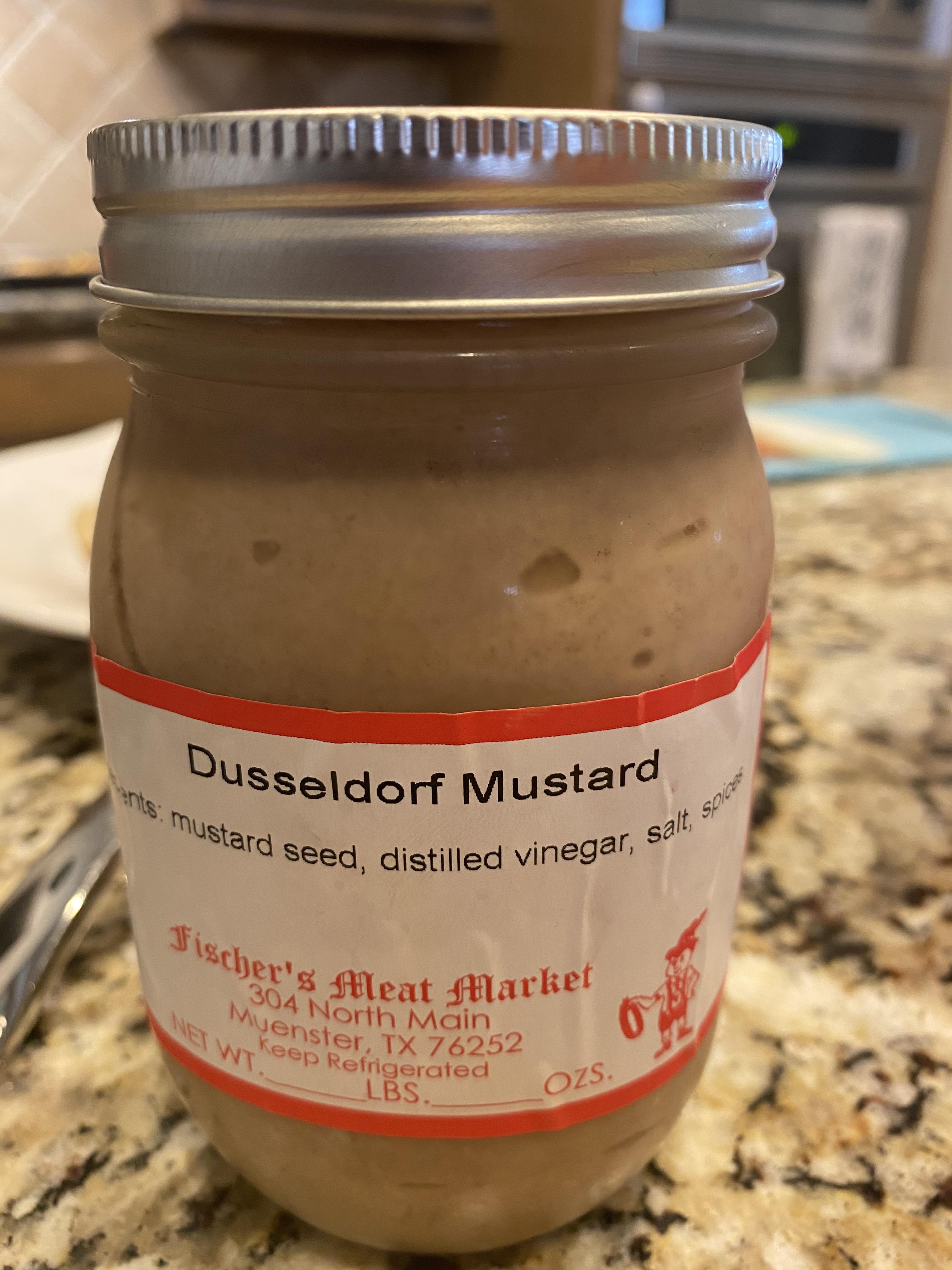 Düsseldorf Mustard. Fischer’s in Muenster, TX r/Mustard