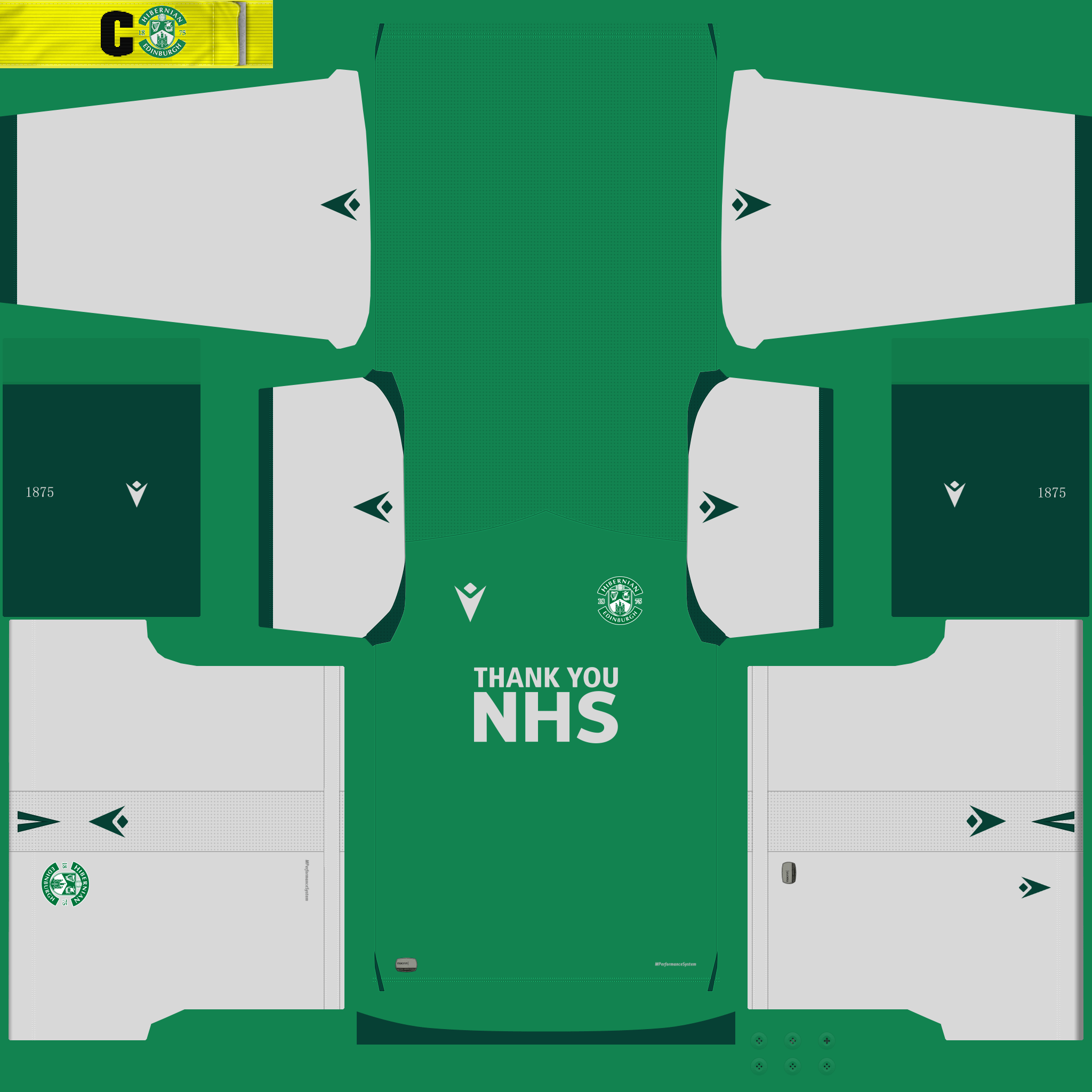 [KIT] Hibernian home 2021 by scotto pesgaming r/WEPES_Kits