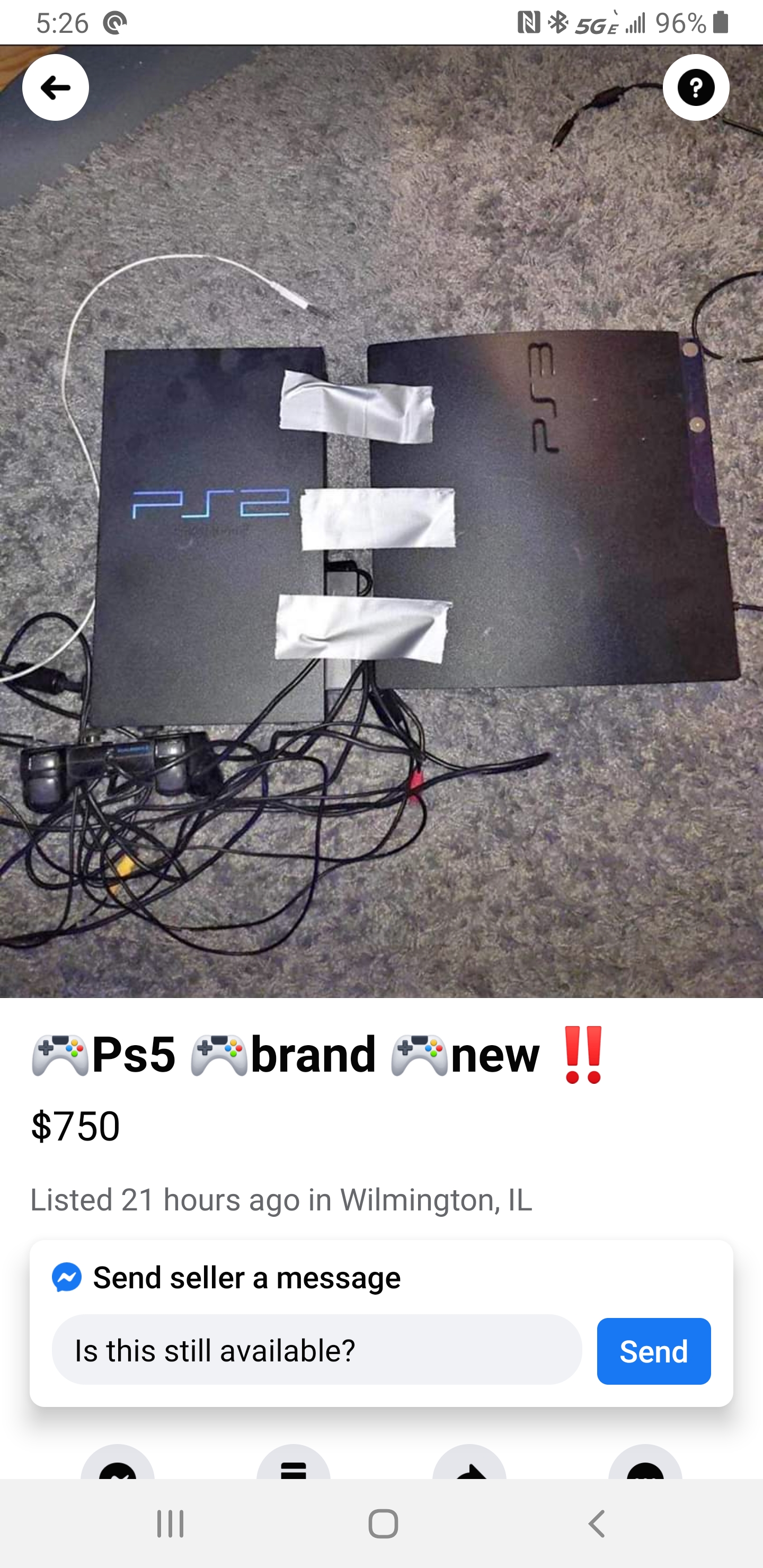 [image] PS5's already hitting market place, thinking about upgrading