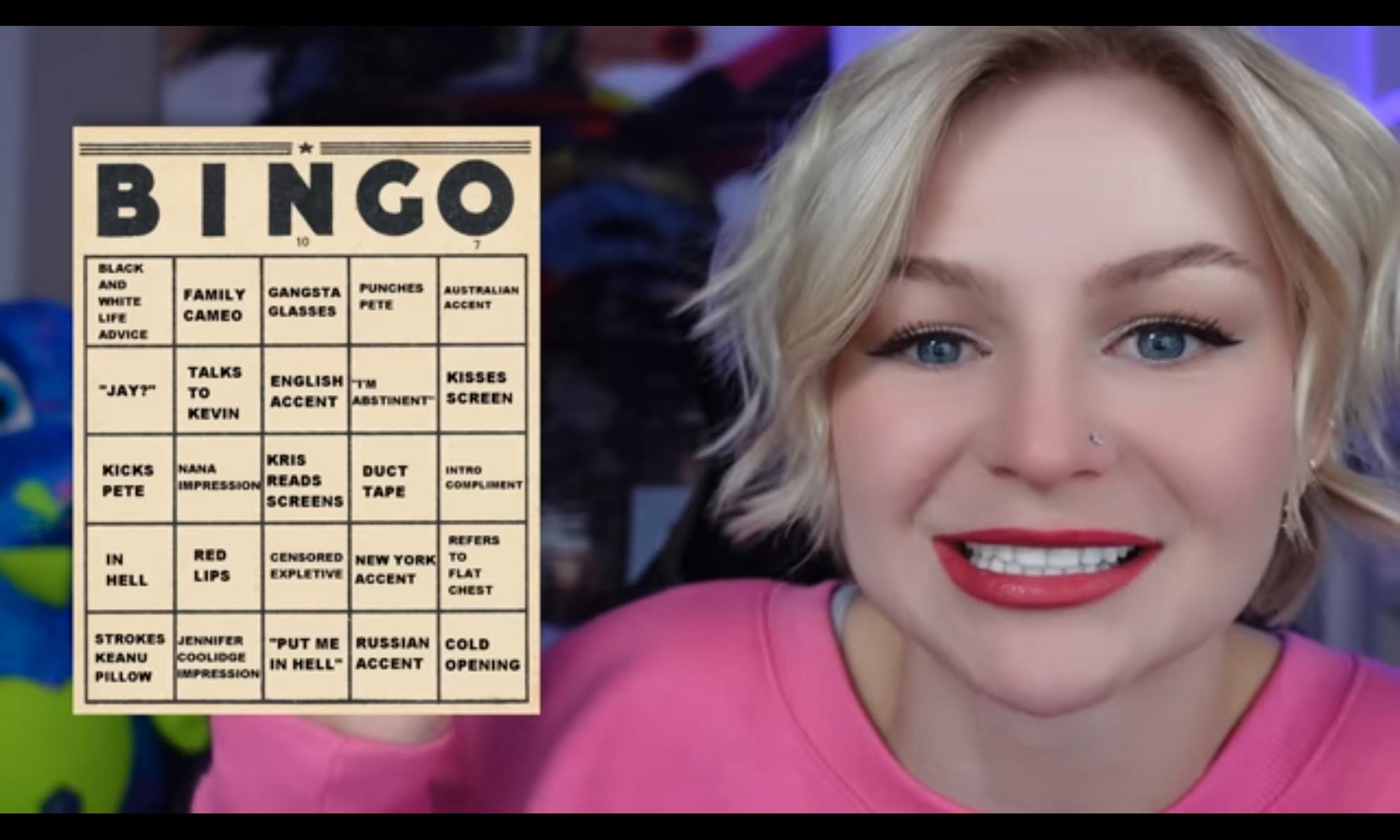 Guys she knows about the bingo card r/kallmekris