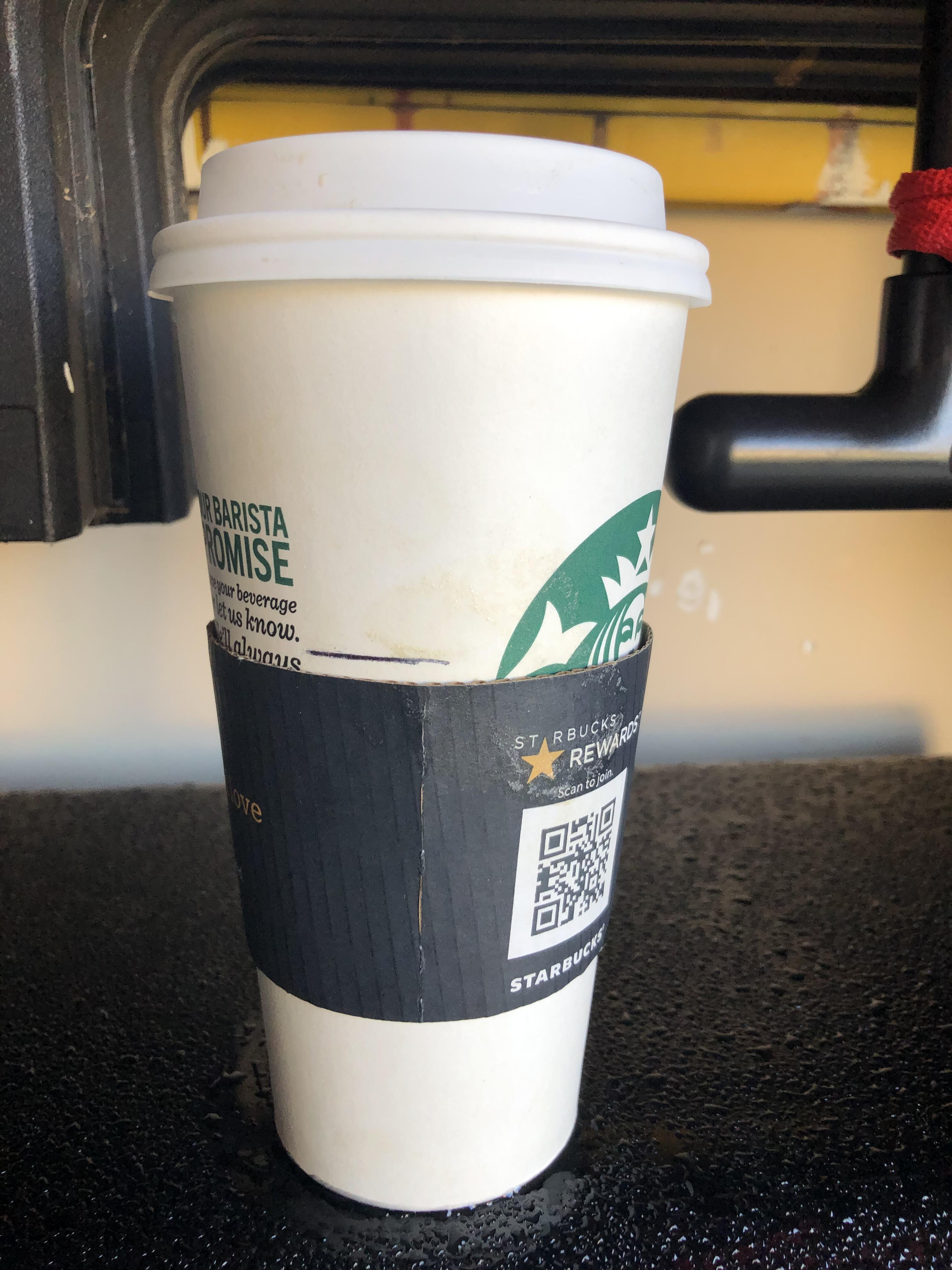 Is this a typical fill line for a cappuccino? As a rare change of pace