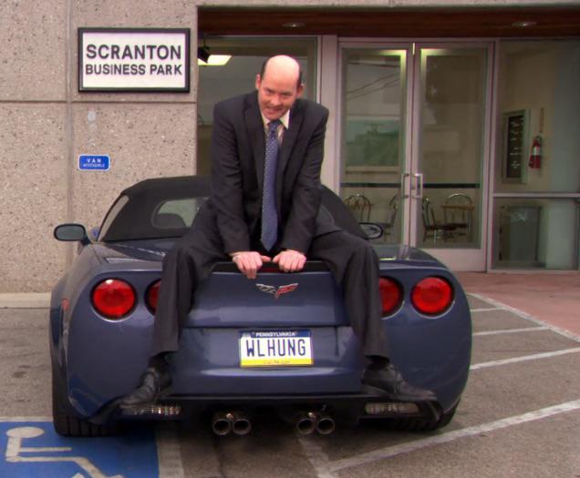 Hey all! I want to do an Officethemed vanity plate for one of my cars