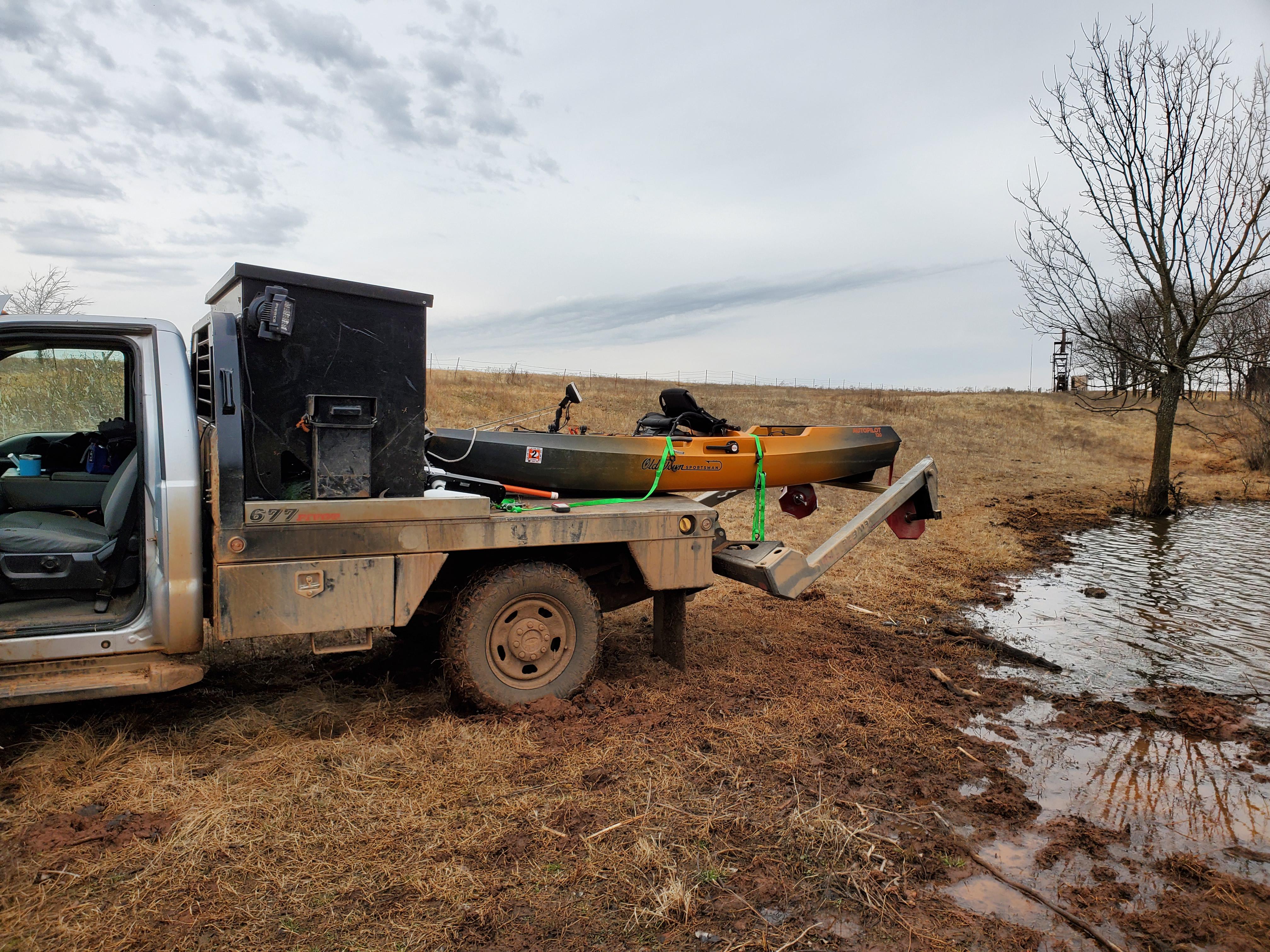 Farm pond launch rig r/kayakfishing