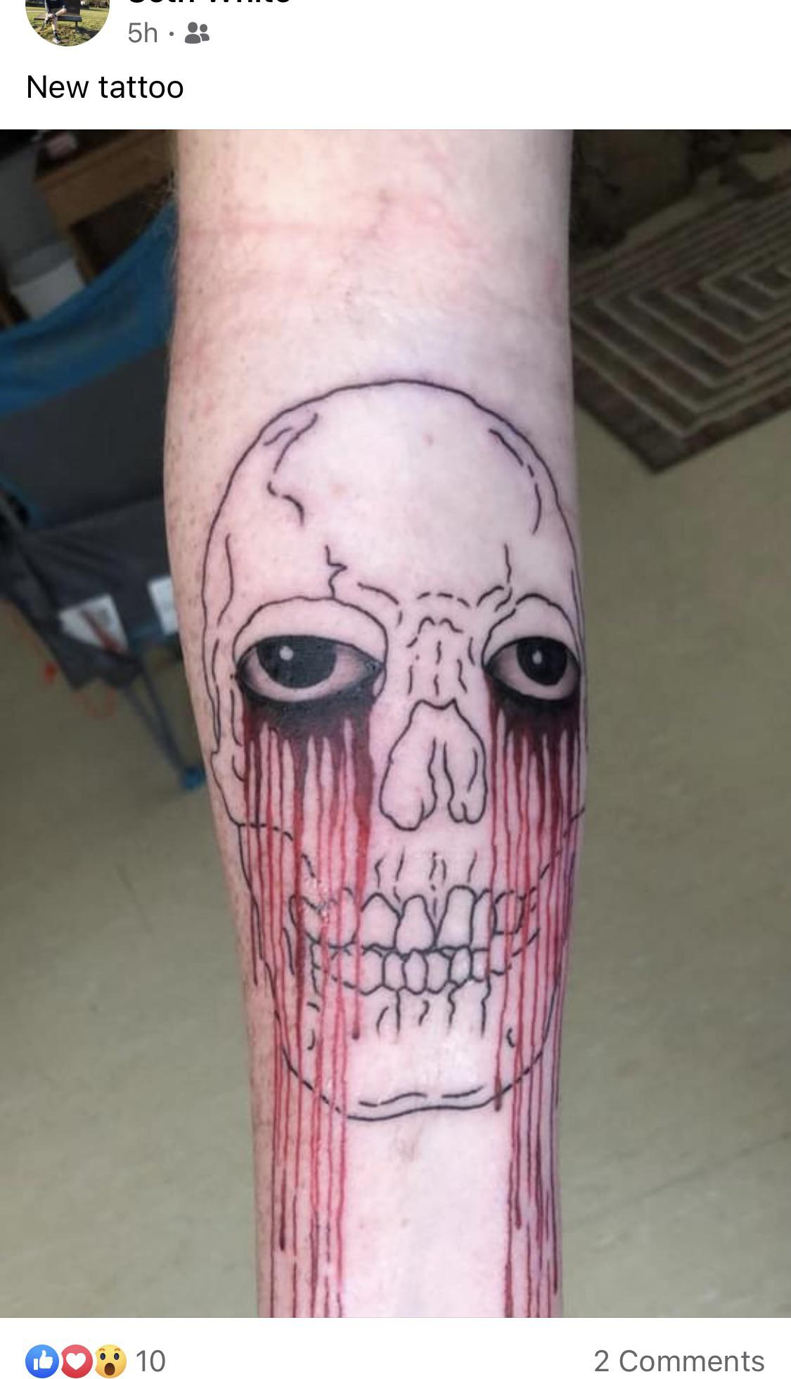This tattoo made my eyes bleed shittytattoos