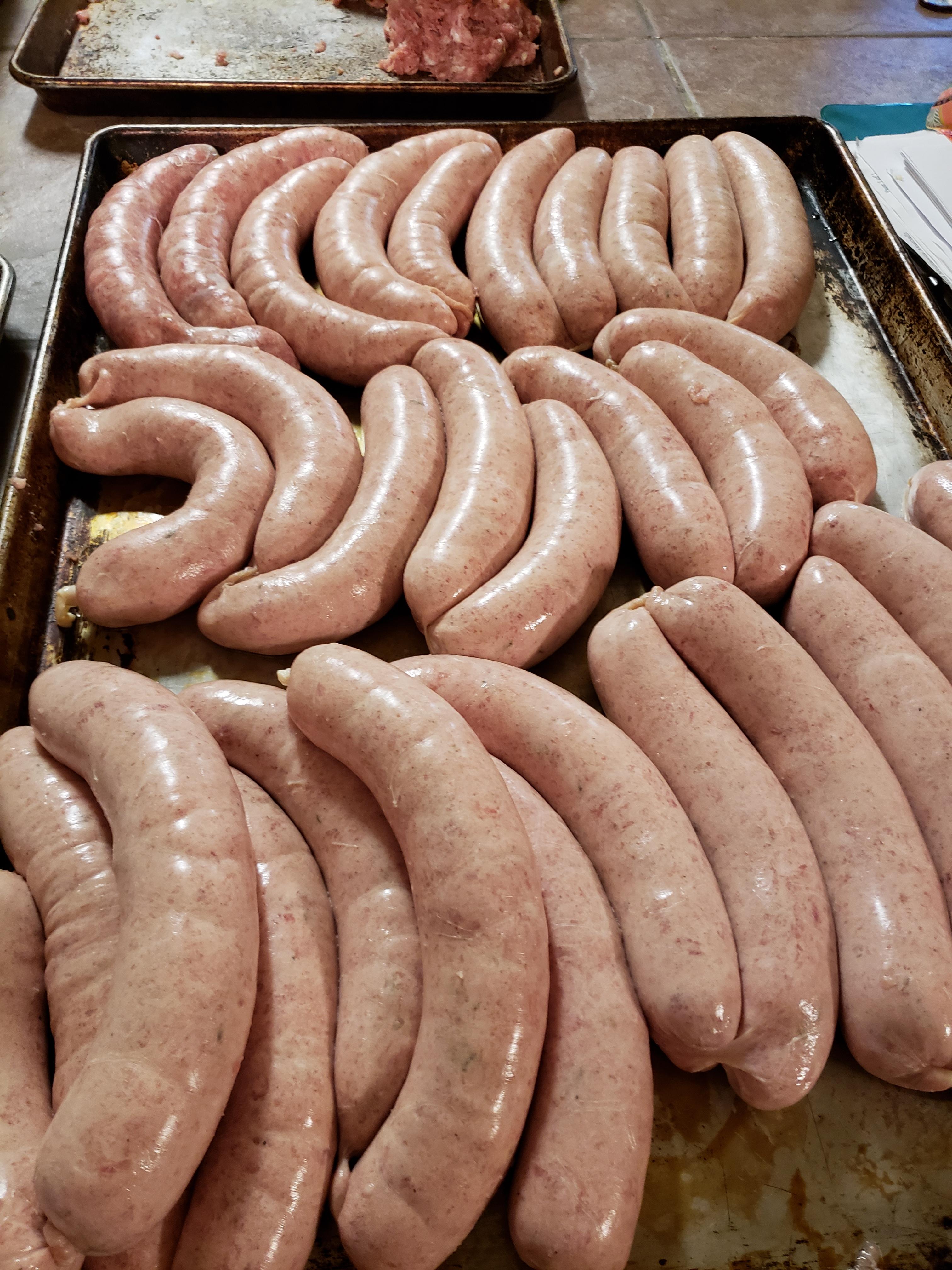 [Homemade] Italian sausage r/food