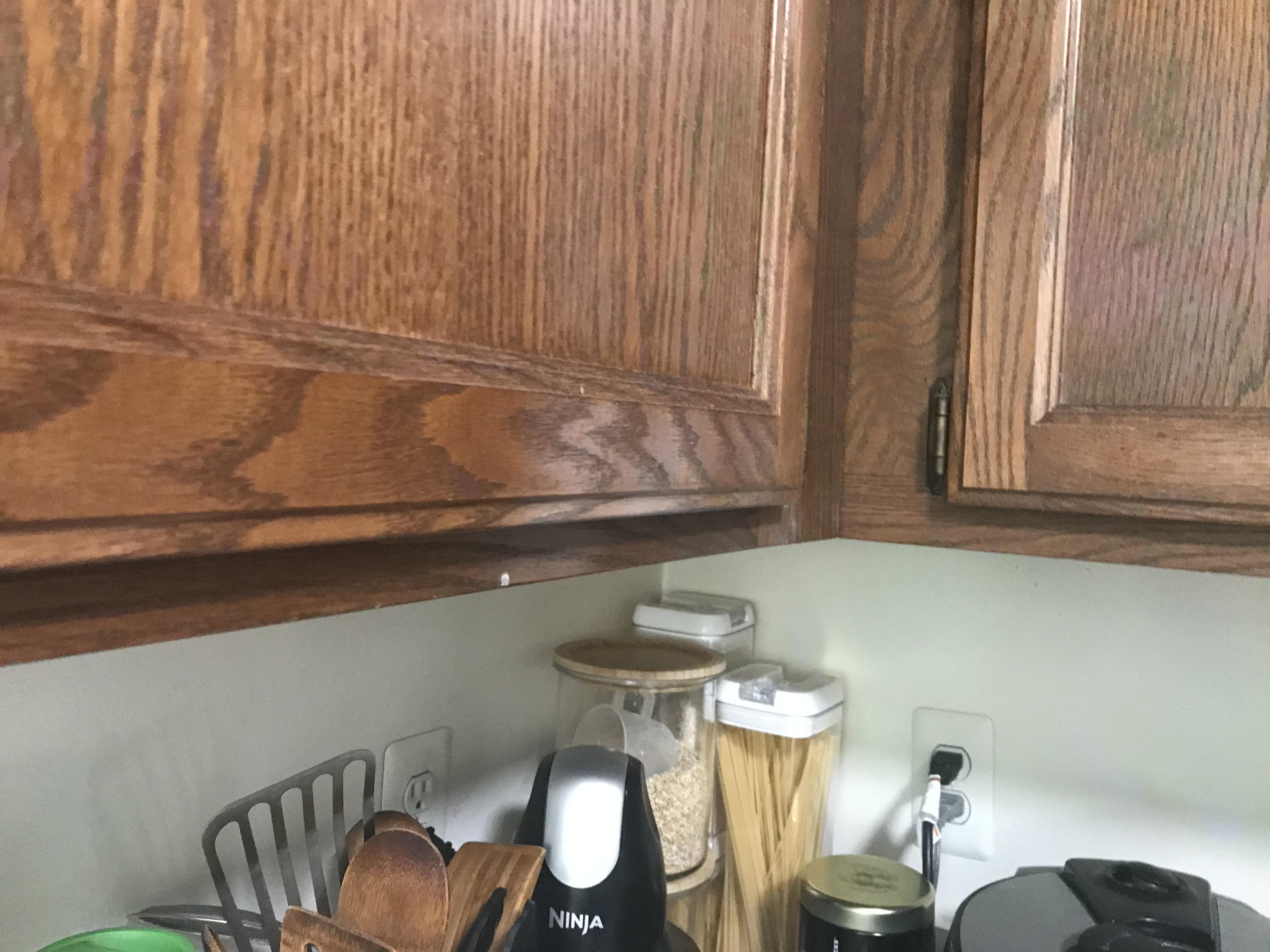 Kitchen discoloration due to steam r/fixit