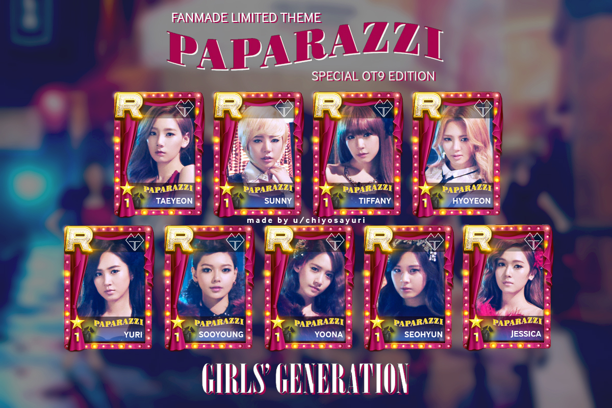 [FANMADE] Girls' Generation (SNSD) Paparazzi r/superstarsmtown