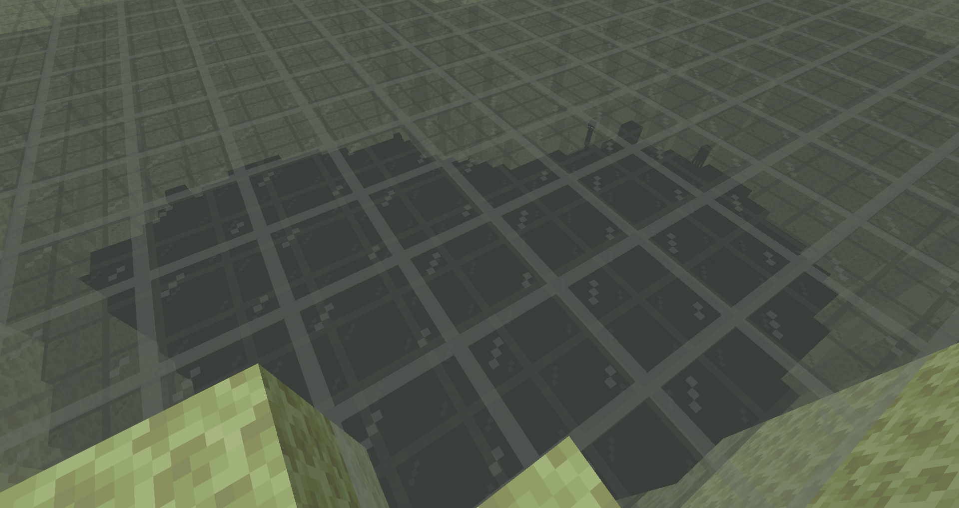 I made this end "lake" with black concrete at the bottom, is there any