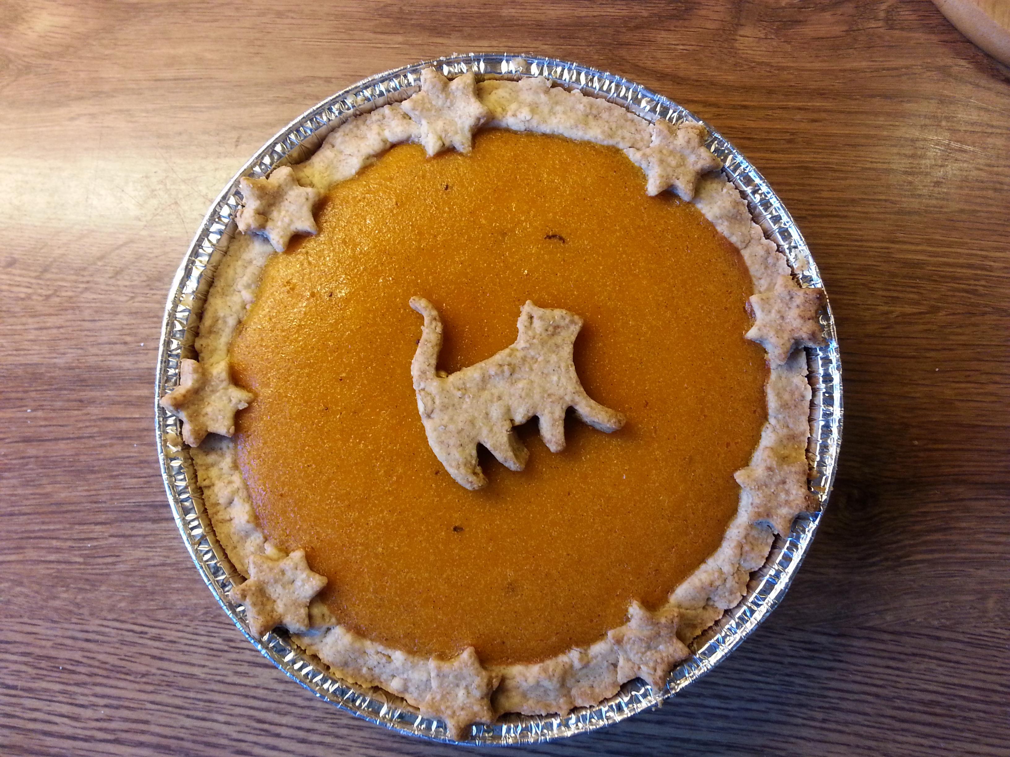 [Homemade] Halloween Pumpkin Pie r/food