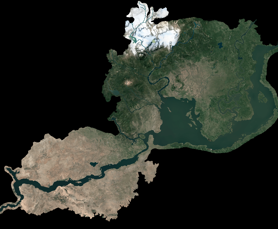 Satellite map of the best openworld videogame ever r/MapPorn