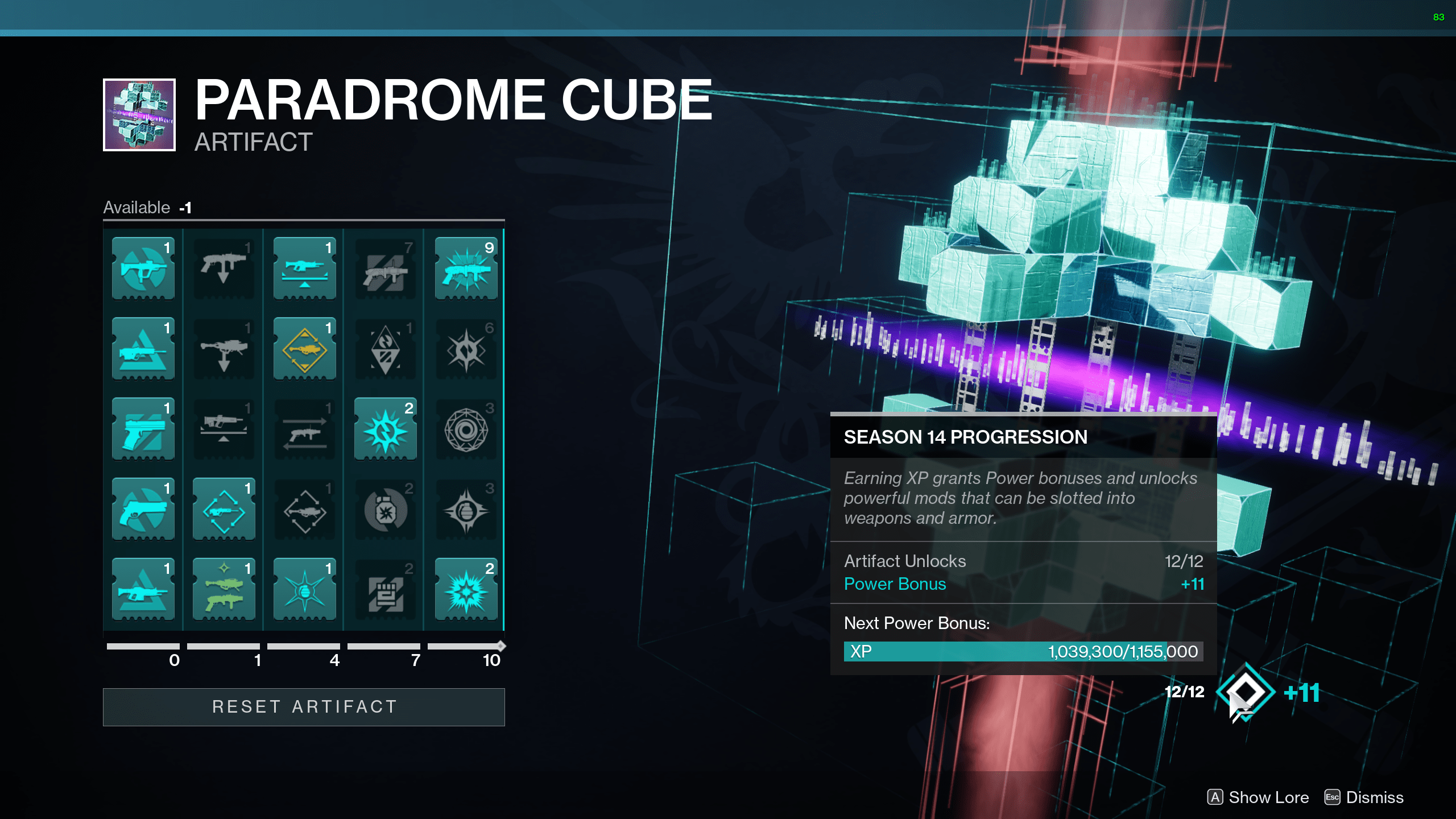 so if you got energy accelerant last week, but then thought you didn't