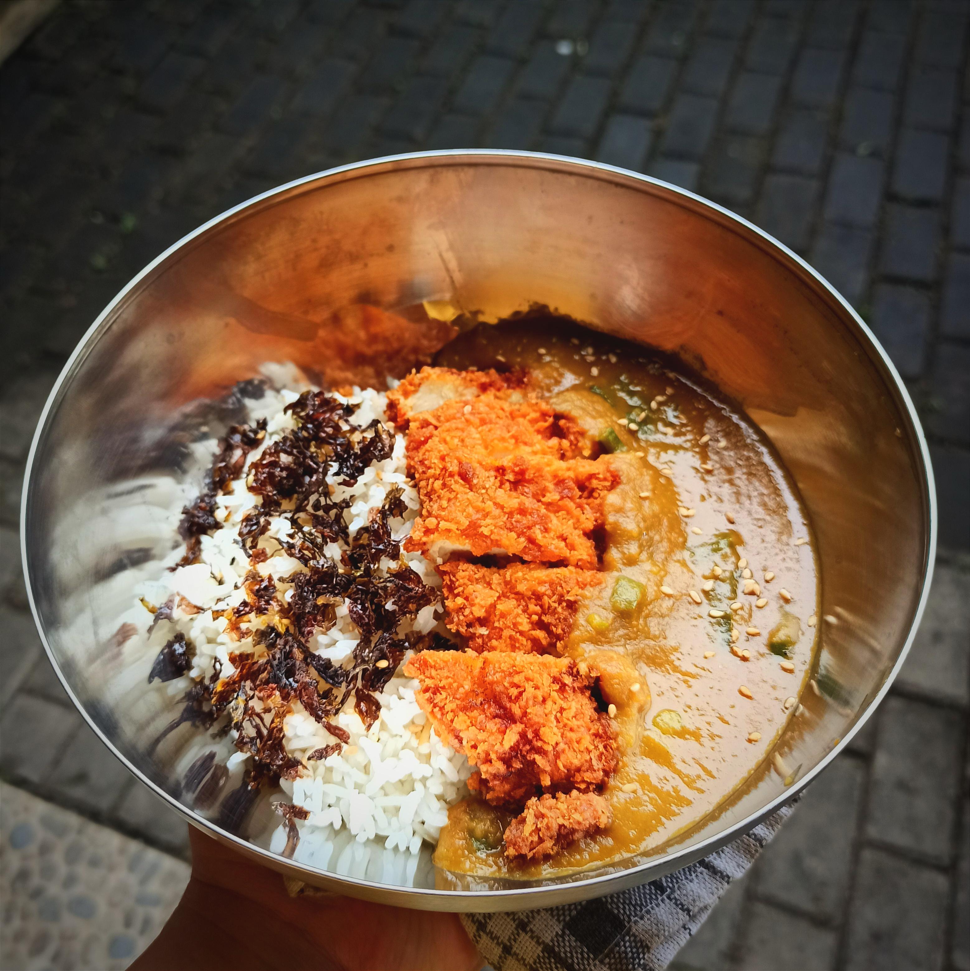 Simple Katsu Curry Rice Bowl r/kulineria