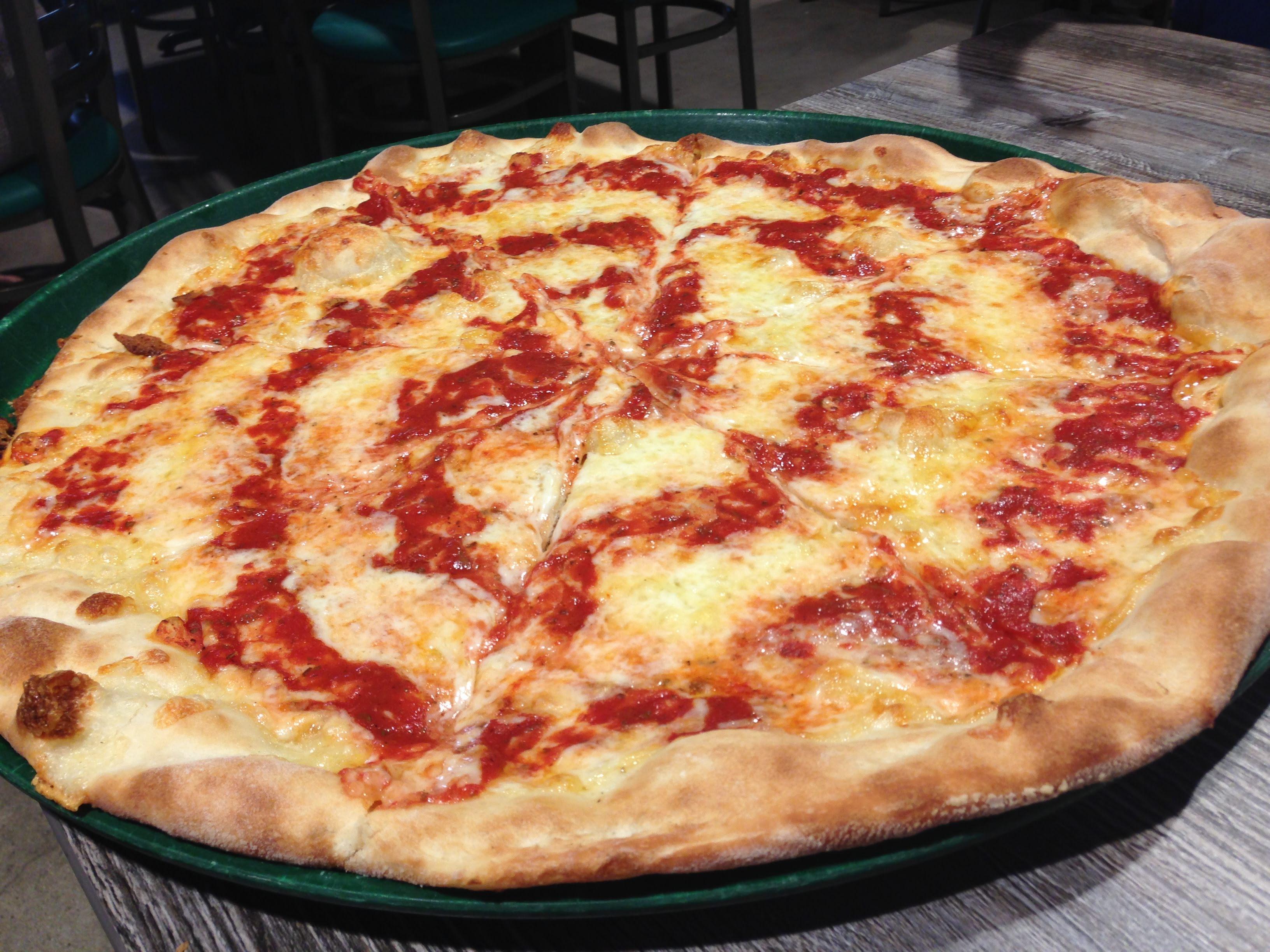 The cheese pizza at Manco & Manco's in Ocean City, NJ a great example