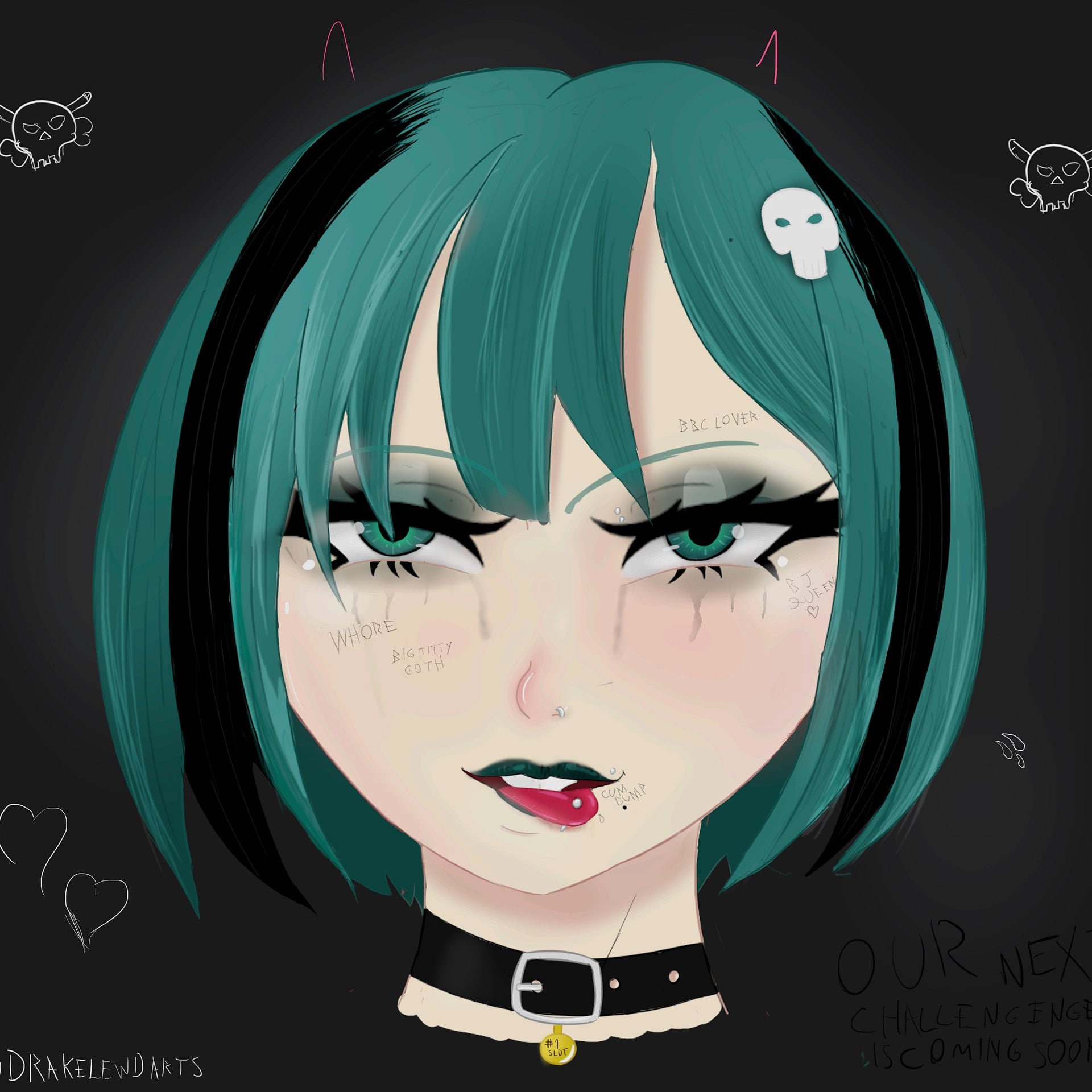 Gwen from tdi made on my artstyle (more coming soon) (drake sama) [total drama island] : rule34