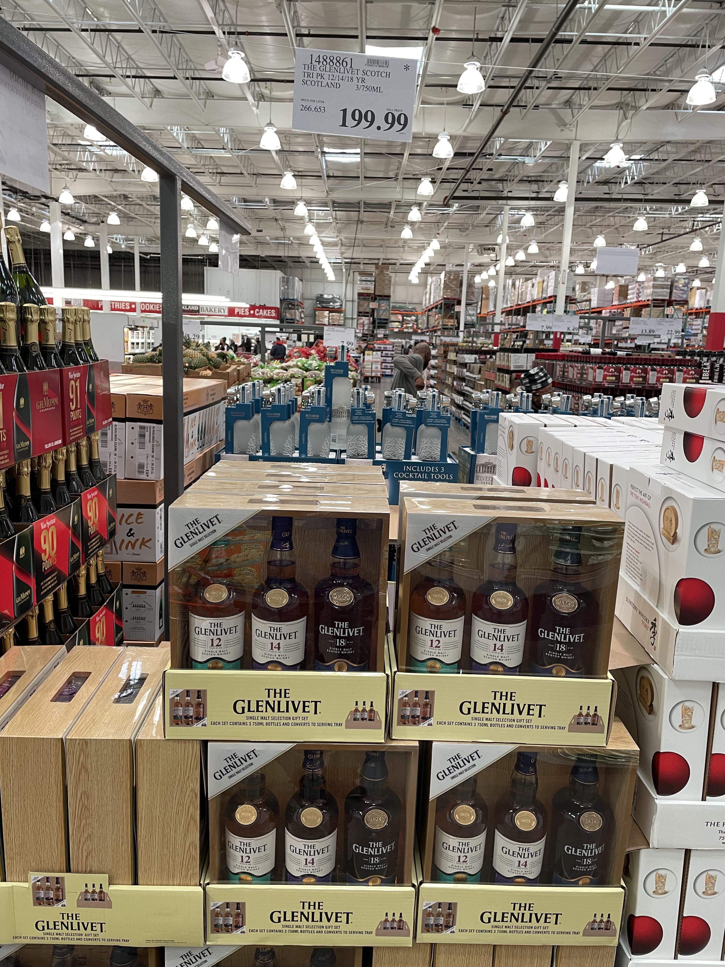 Glenlivet 12 / 14 / 18yr set at Costco r/dcwhisky