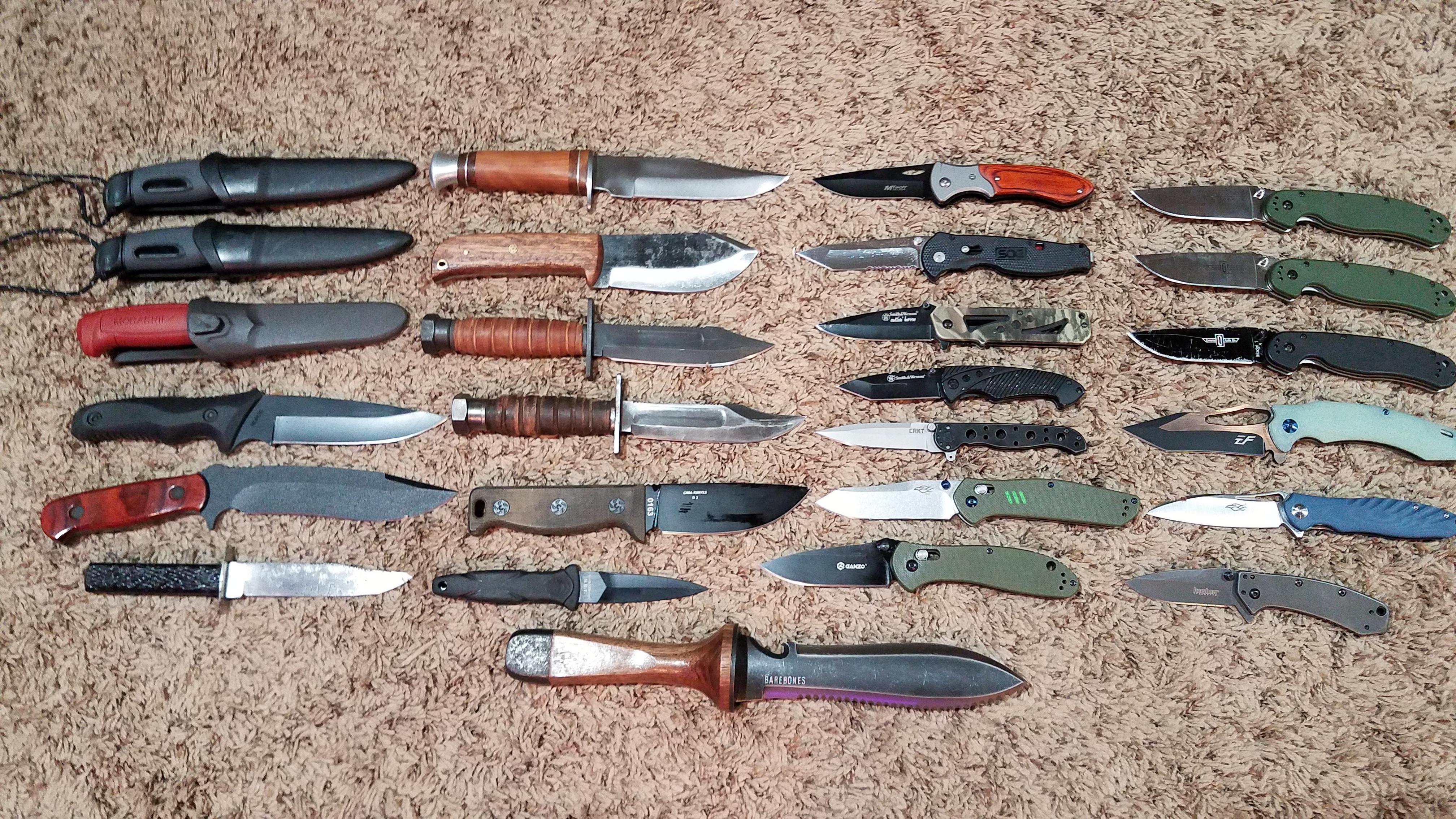 Here are all of my Budget Knives together r/BudgetBlades