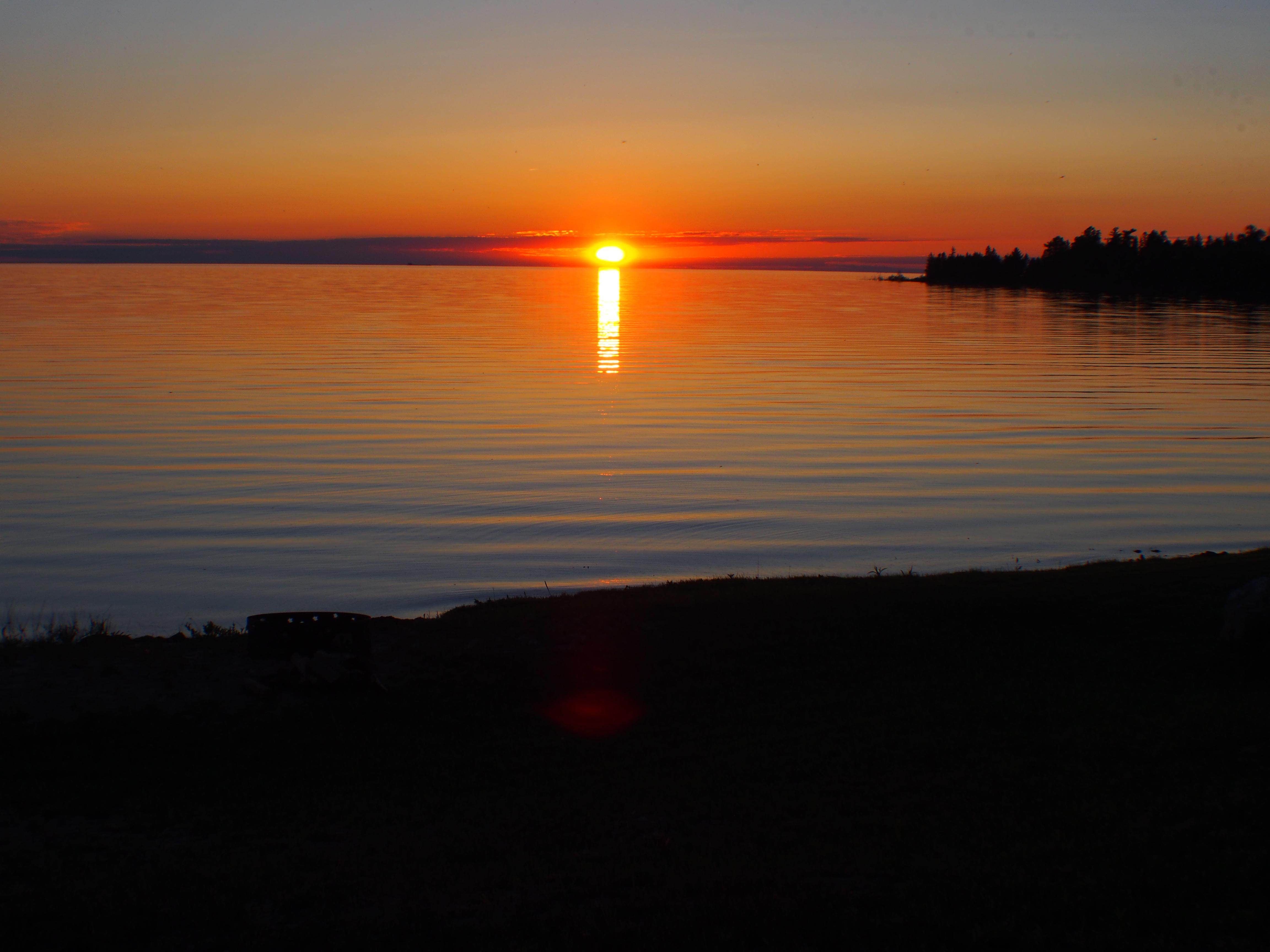 Up north, lake Michigan sunset. r/Michigan