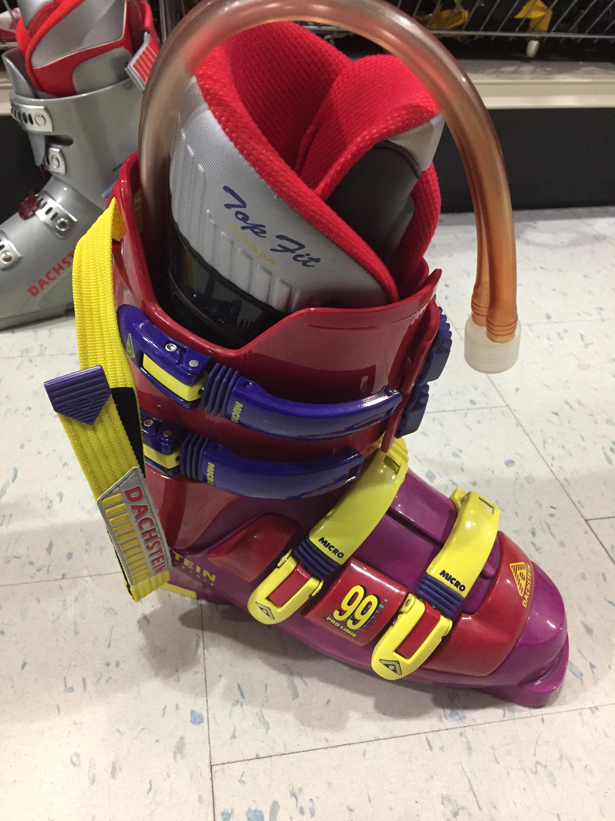 Some colourful Dachstein (water heated?) ski boots found in a local