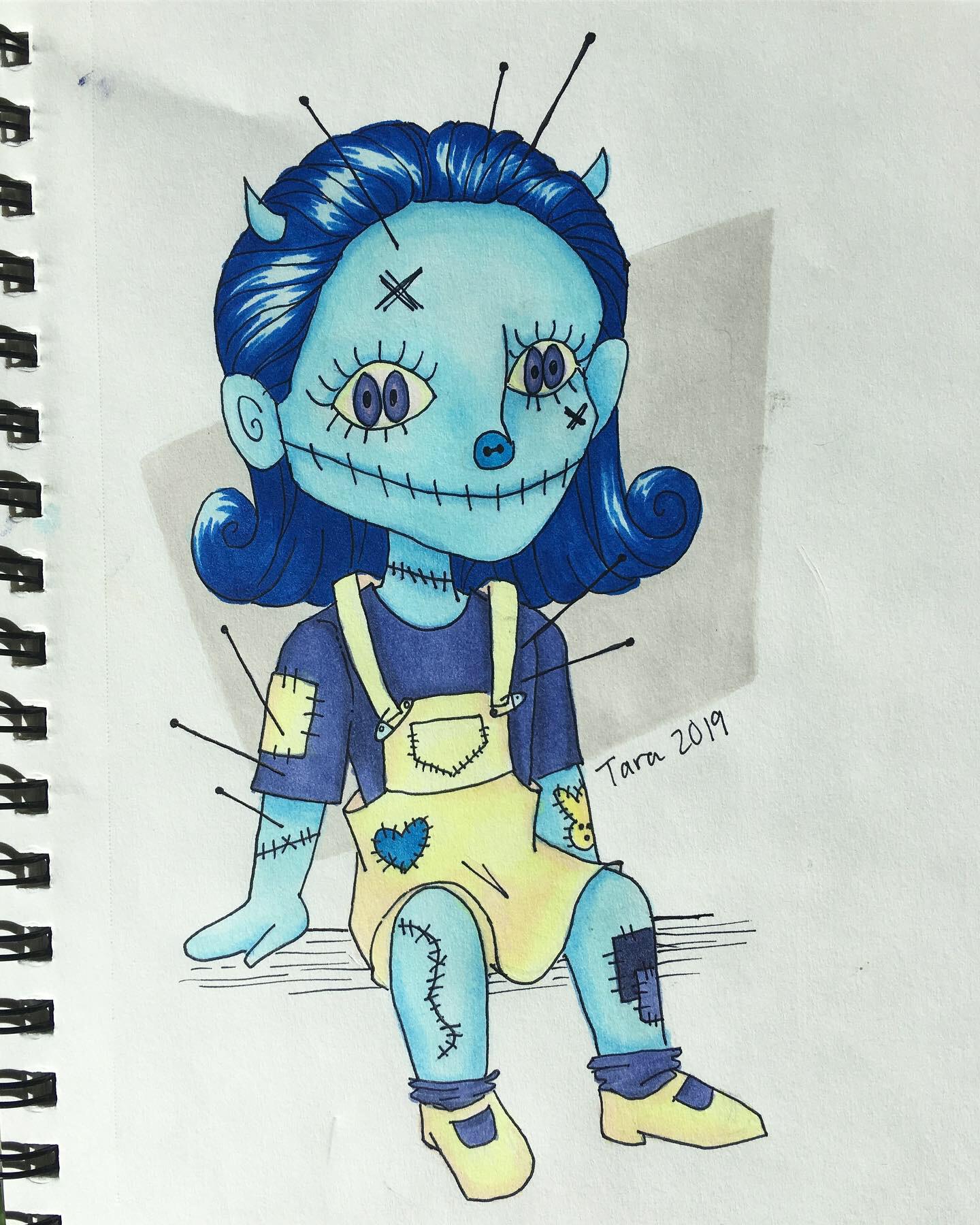 Creepy Voodoo Doll Drawings