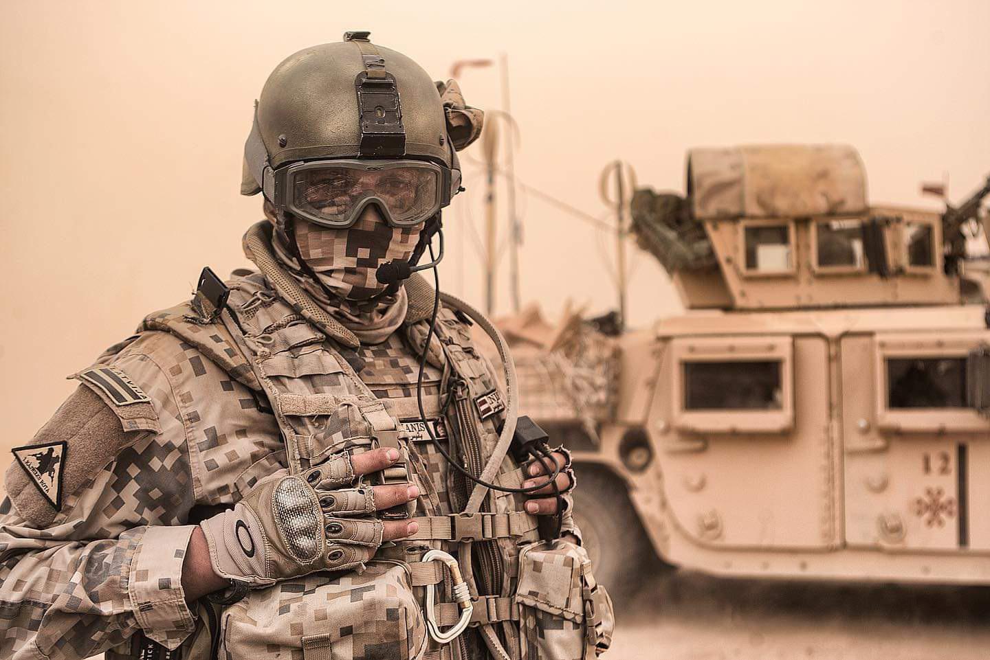 Latvian Land force brigade, 1st Infantry battalion, 1st Platoon soldier