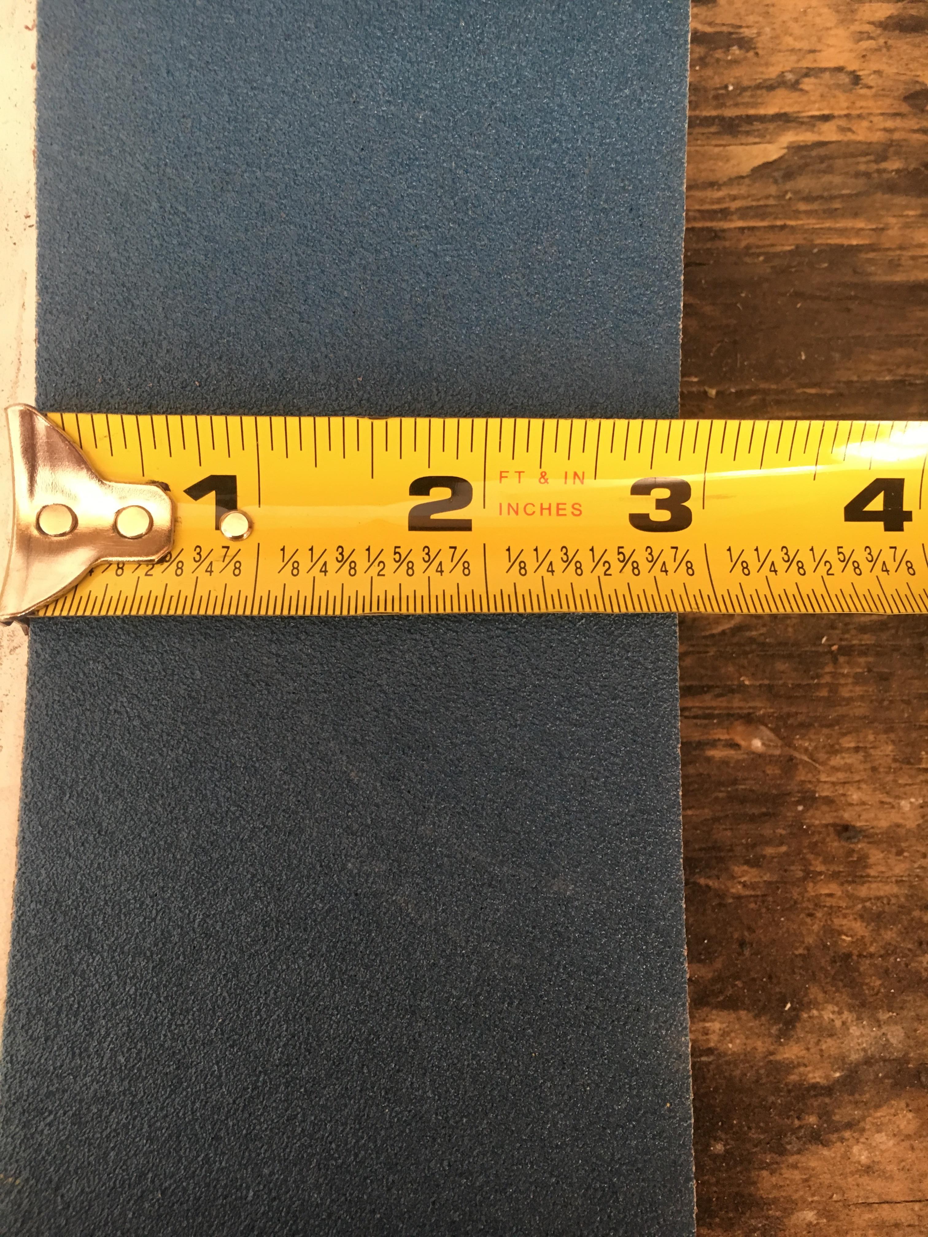 Harbor freight must use metric inches for their sanding belts r