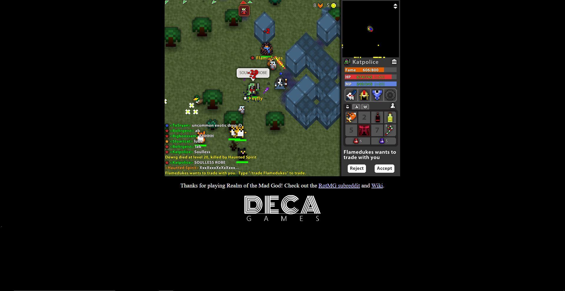 Souless Robe Drop r/RotMG