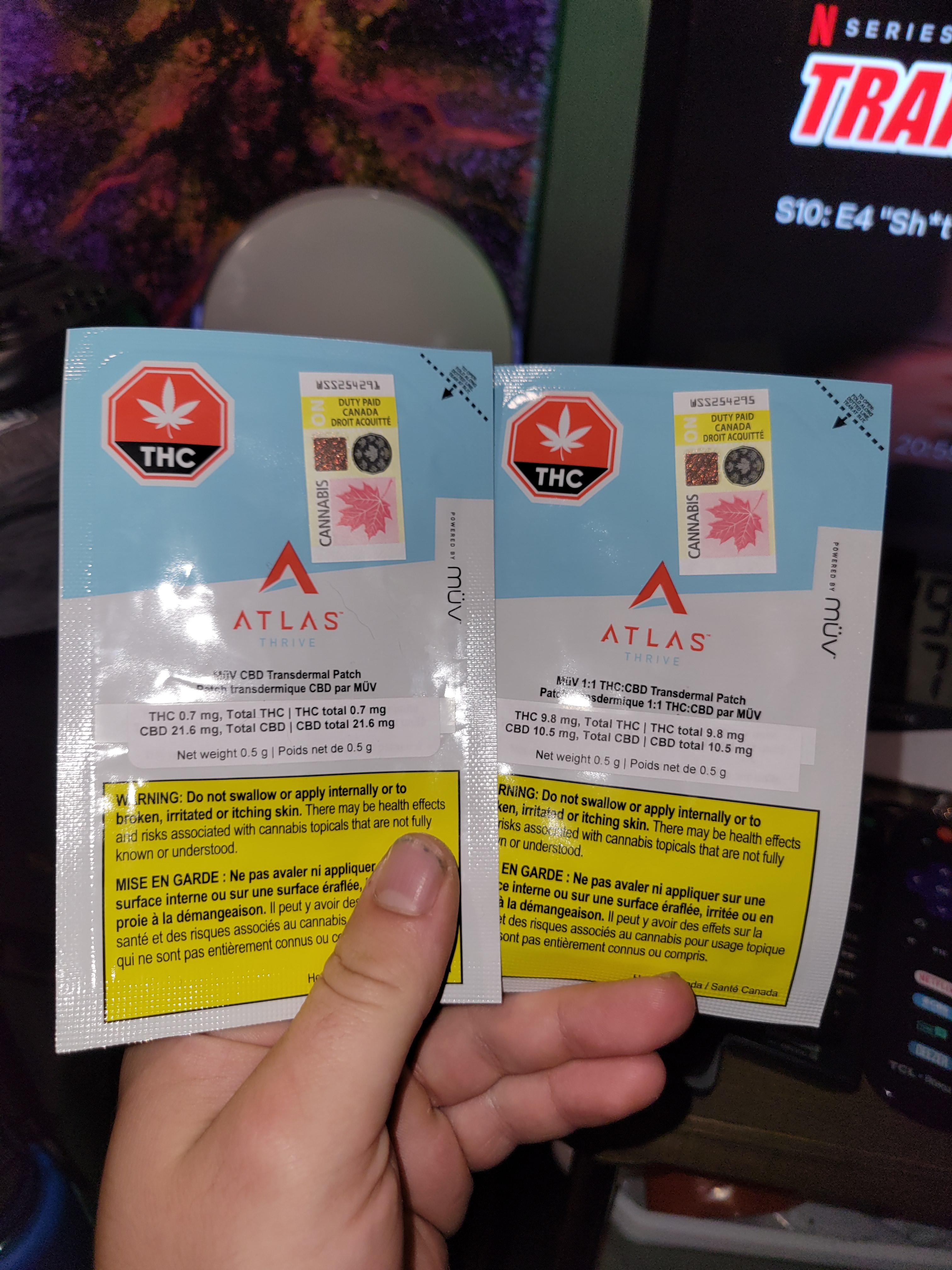 Atlas Thrive Transdermal CBD and 11 patches from Shoppers! Review from