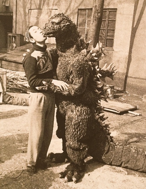 Behind the scenes of Godzilla (1954) pics